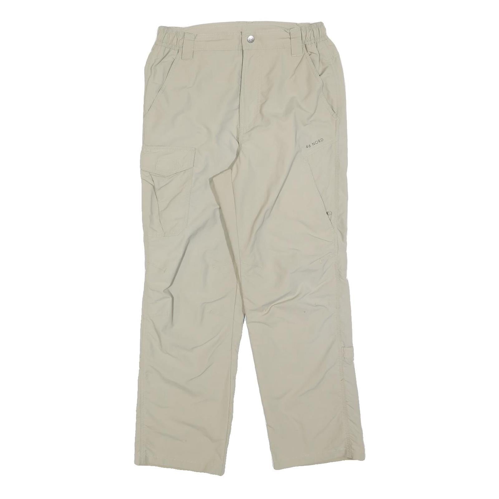 Buy 46 NORD Womens Polyester Blend Beige Regular Straight Trousers W28 L26 Cargo Zip Refurbished - $23.39 46 NORD Womens Polyester Blend Beige Regular Straight Trousers W28 L26 Cargo Zip Refurbished - N/A refurbished available on Cerqular