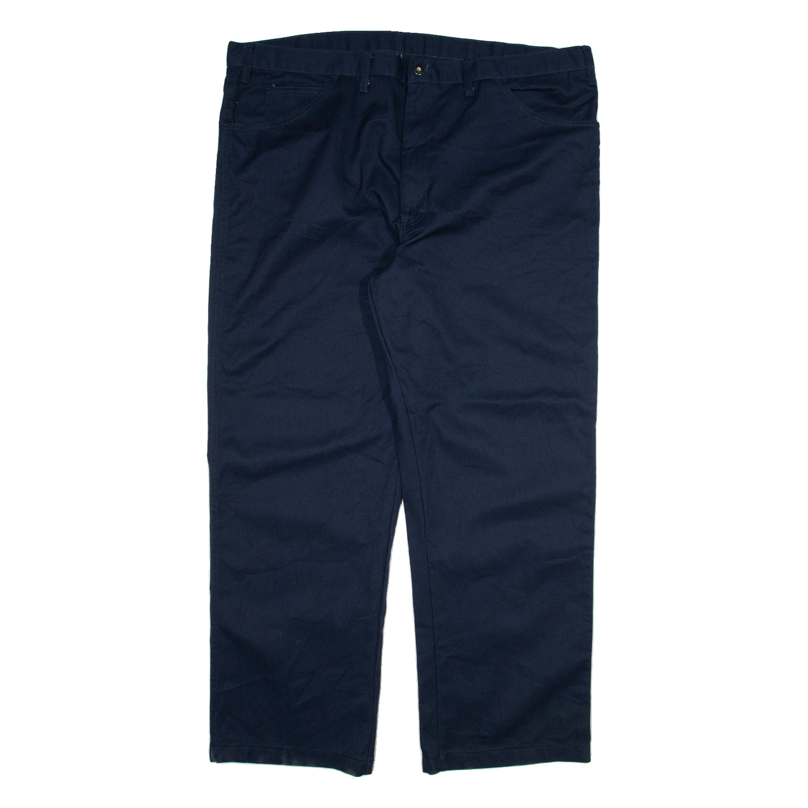 DICKIES Mens Trousers Blue Regular Straight W44 L31 Refurbished - N/A refurbished available on Cerqular