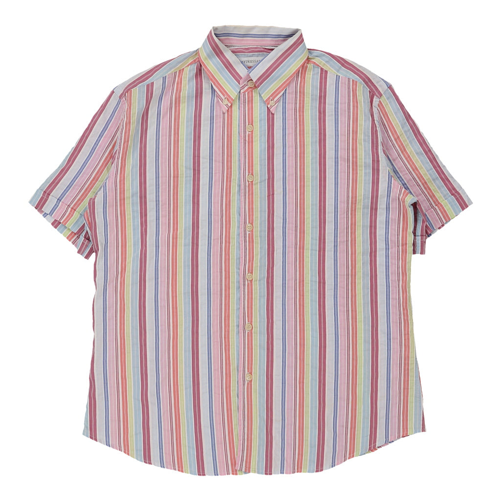 Trussardi Short Sleeve Shirt - 2XL Multicoloured Cotton | Size: xx-large Refurbished - N/A (Preloved Designer is not a specific brand, it refurbished available on Cerqular