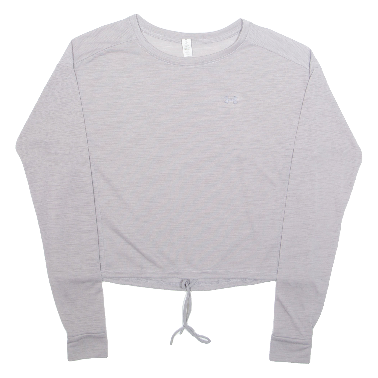 UNDER ARMOUR Cropped Womens T-Shirt Purple Long Sleeve XS Refurbished - N/A refurbished available on Cerqular