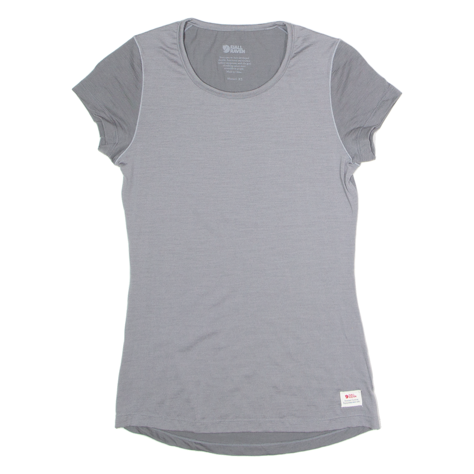 FJÄLLRÄVEN Womens T-Shirt Grey XS Refurbished - N/A refurbished available on Cerqular