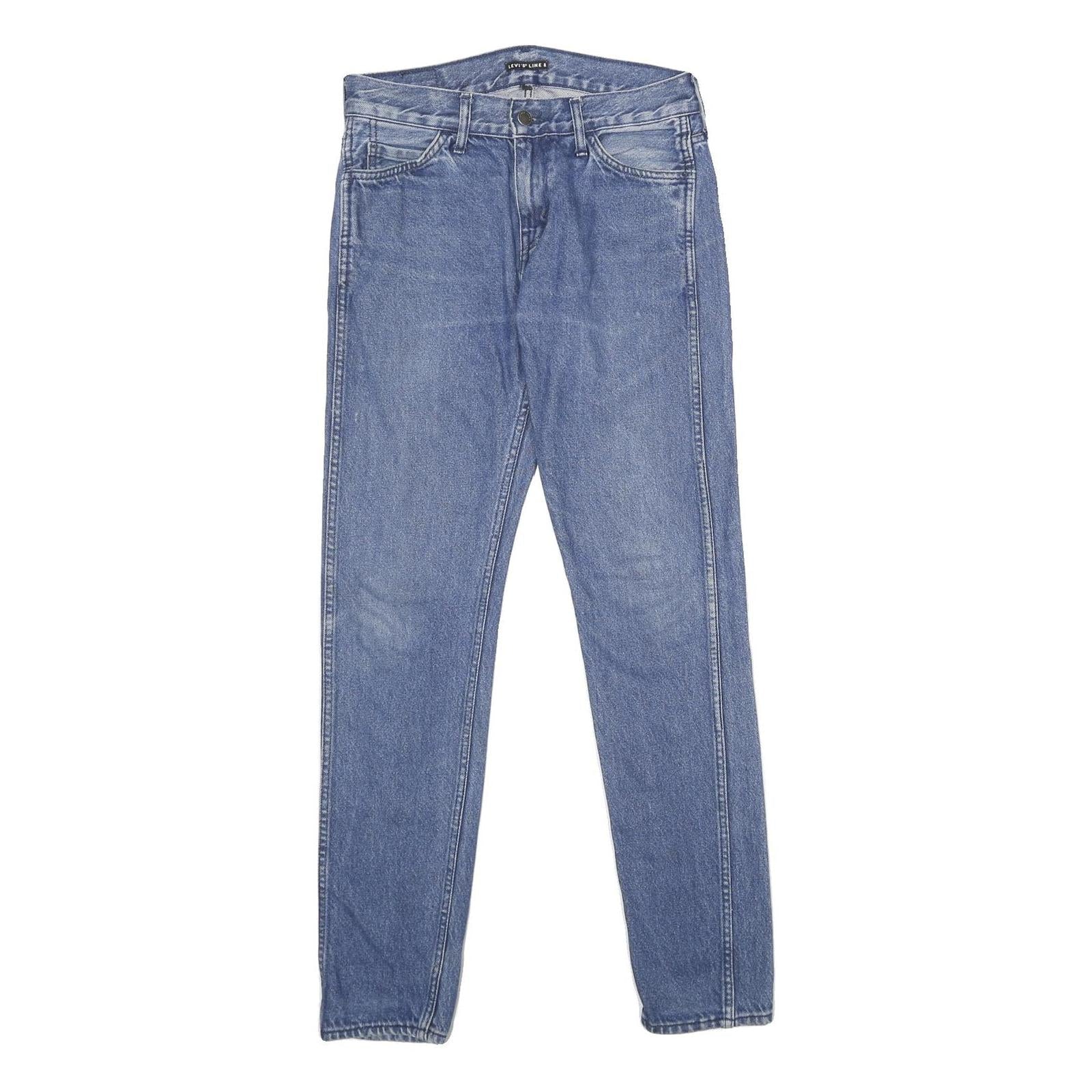LEVI'S Line 8 Womens Jeans Blue Regular Straight Denim Medium W28 L32 Classic Refurbished - N/A refurbished available on Cerqular
