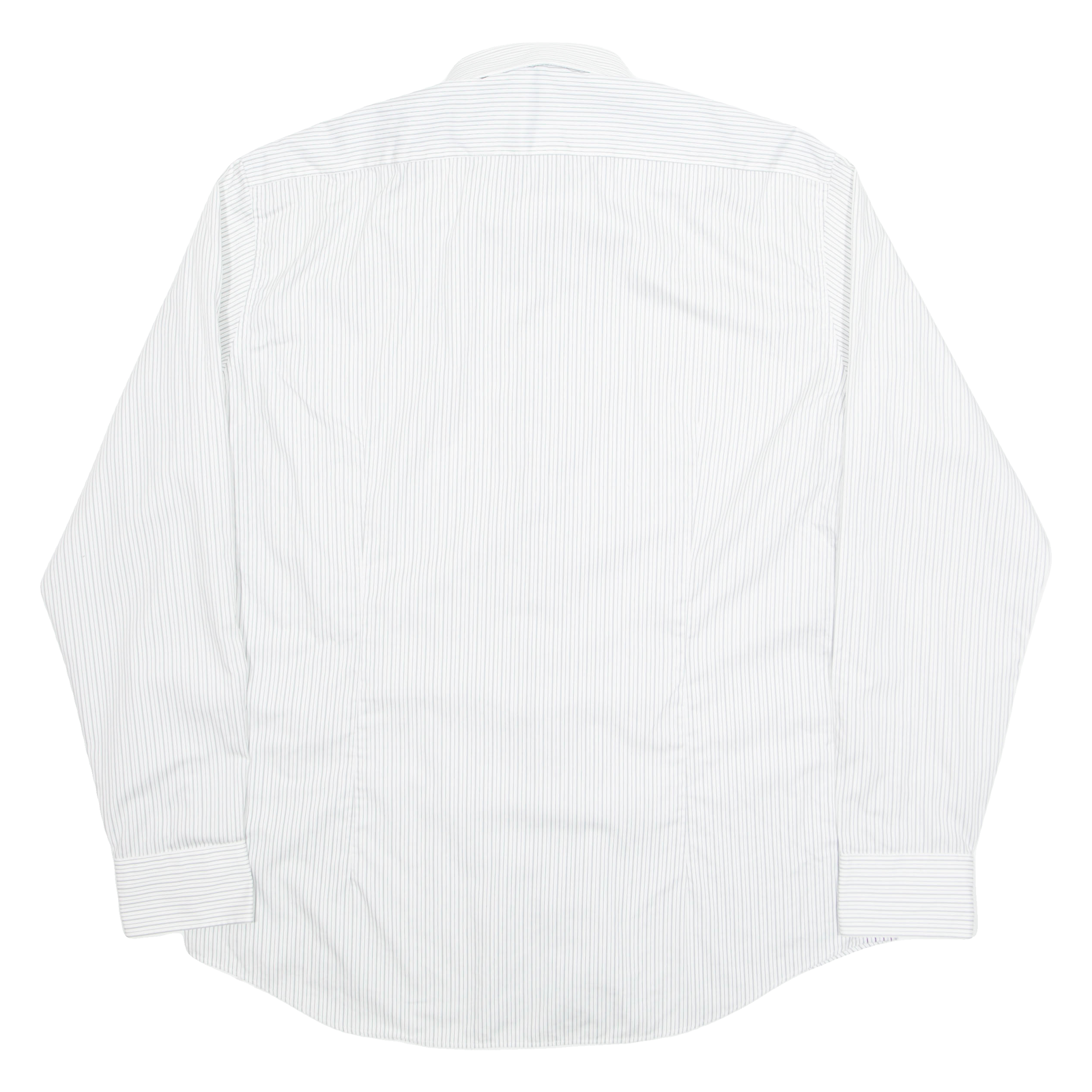 TOMMY HILFIGER Fitted Mens Shirt White Pinstripe Long Sleeve 2XL Refurbished - N/A refurbished available on Cerqular