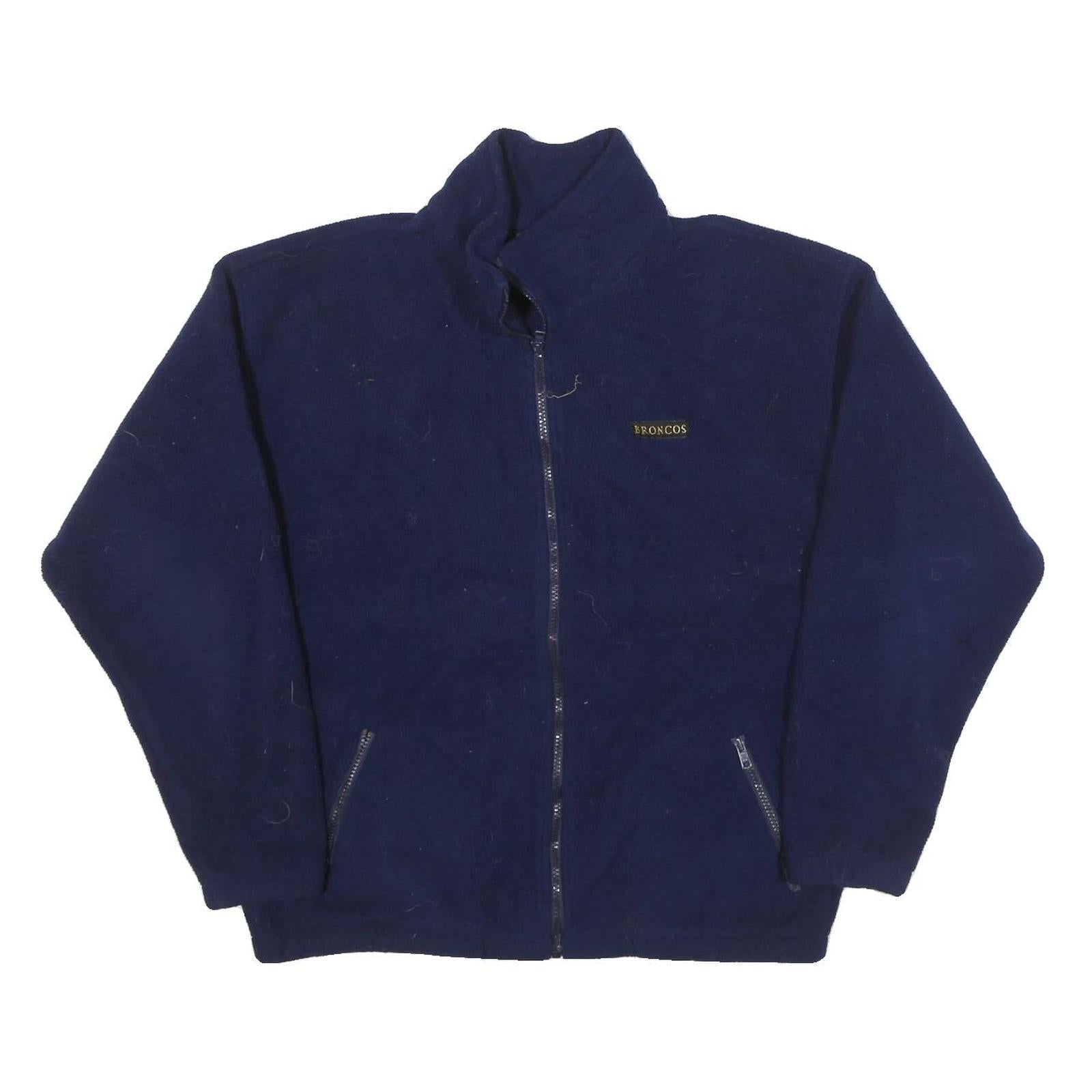 Buy BRONCOS Mens Navy Blue Polyester Blend Zip Up Jacket L Fleece Plain Casual Refurbished - $37.69 BRONCOS Mens Navy Blue Polyester Blend Zip Up Jacket L Fleece Plain Casual Refurbished - N/A refurbished available on Cerqular