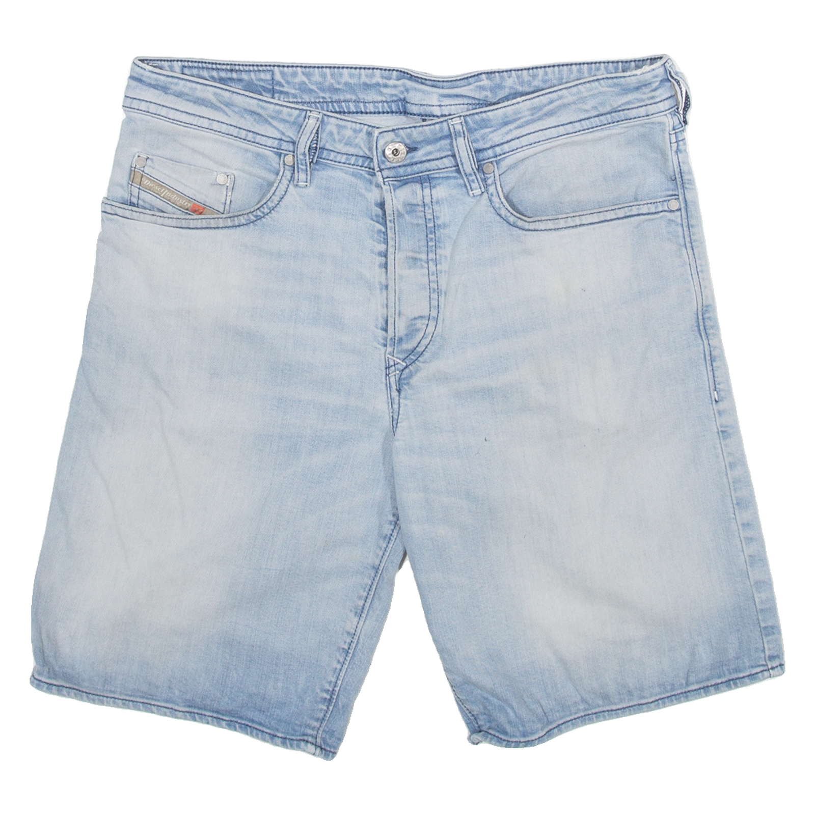 DIESEL Womens Jorts Shorts Blue L W34 Refurbished - N/A refurbished available on Cerqular