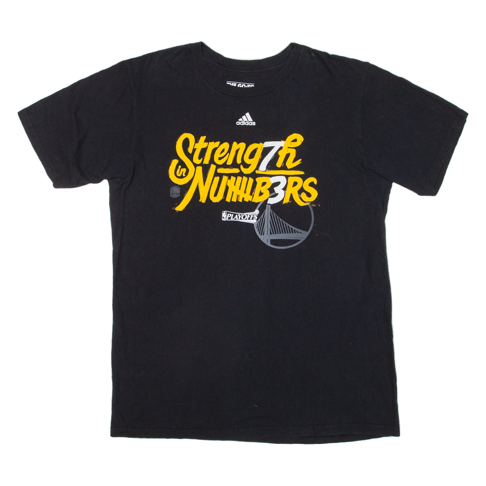 ADIDAS Golden State Warriors Mens T-Shirt Black USA M Refurbished - N/A refurbished available on Cerqular