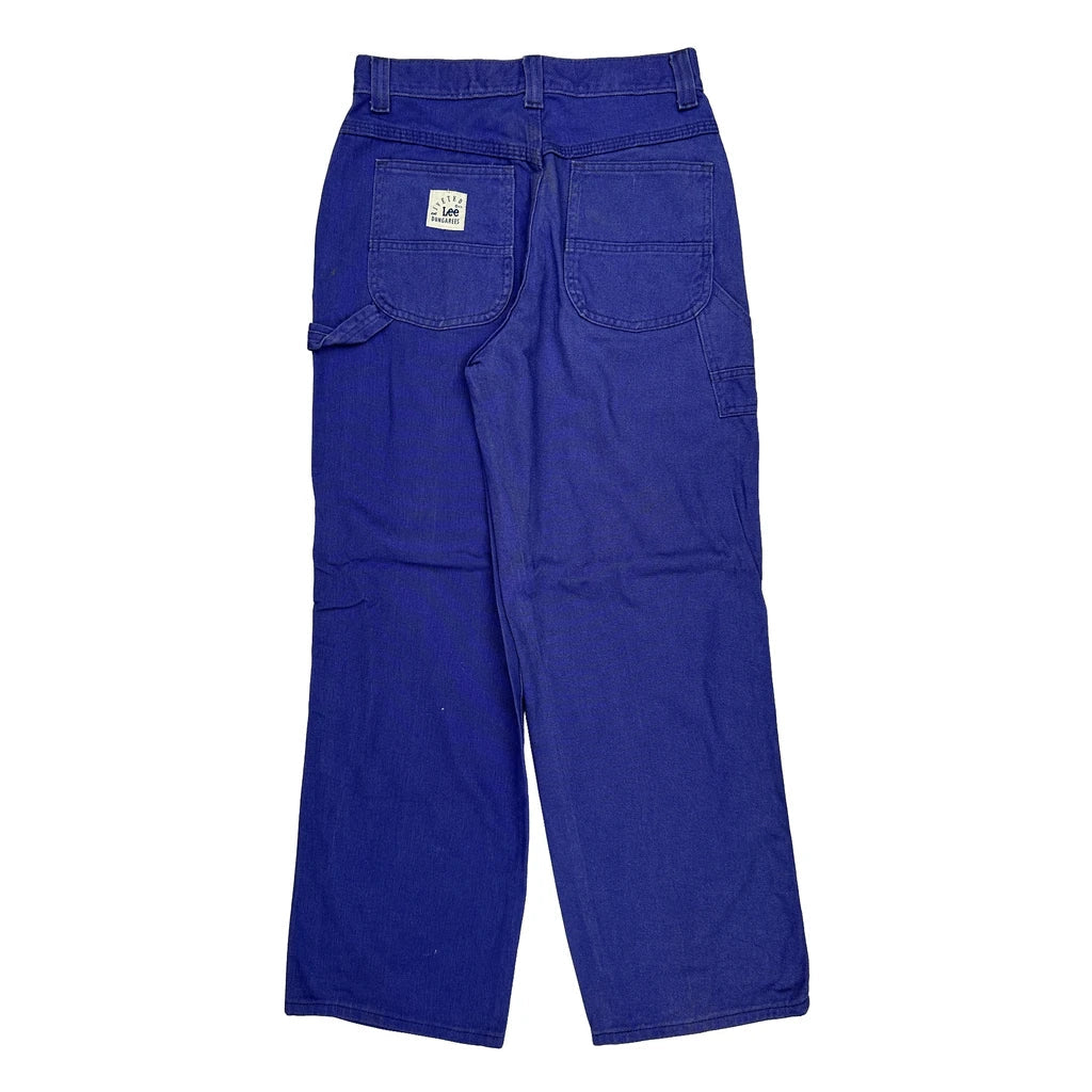 Buy Age 16 Lee Carpenter Trousers - 28W 29L Blue Cotton Refurbished - $25.45 Age 16 Lee Carpenter Trousers - 28W 29L Blue Cotton Refurbished - Thrifted (note: this is a term often used to describe second- refurbished available on Cerqular