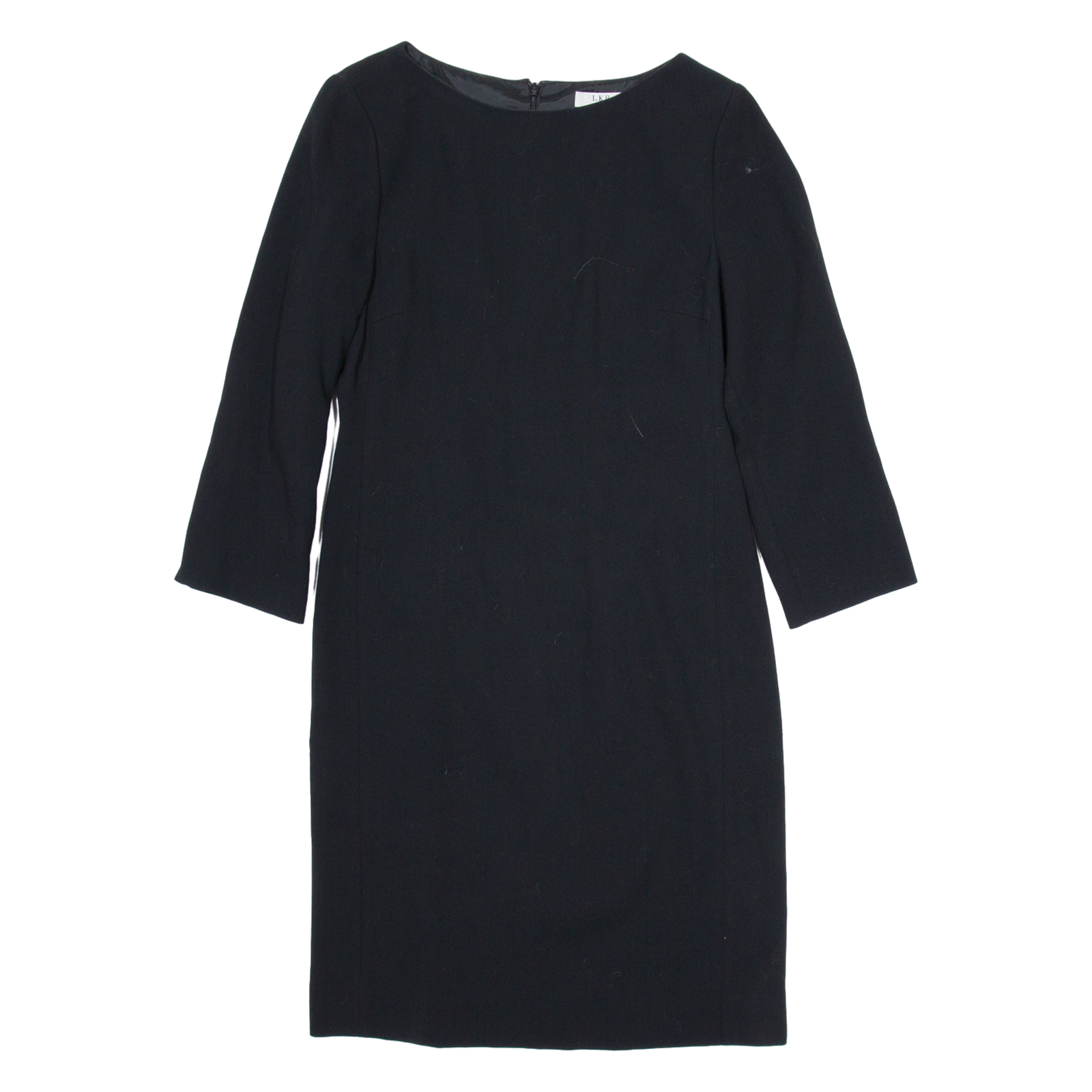 LK BENNETT Womens Shift Dress Black Wool Knee Length UK 10 Refurbished - N/A refurbished available on Cerqular