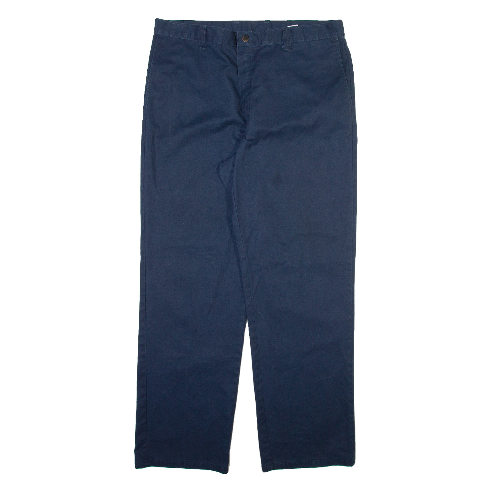 DICKIES Mens Trousers Blue Regular Straight W38 L32 Refurbished - N/A refurbished available on Cerqular