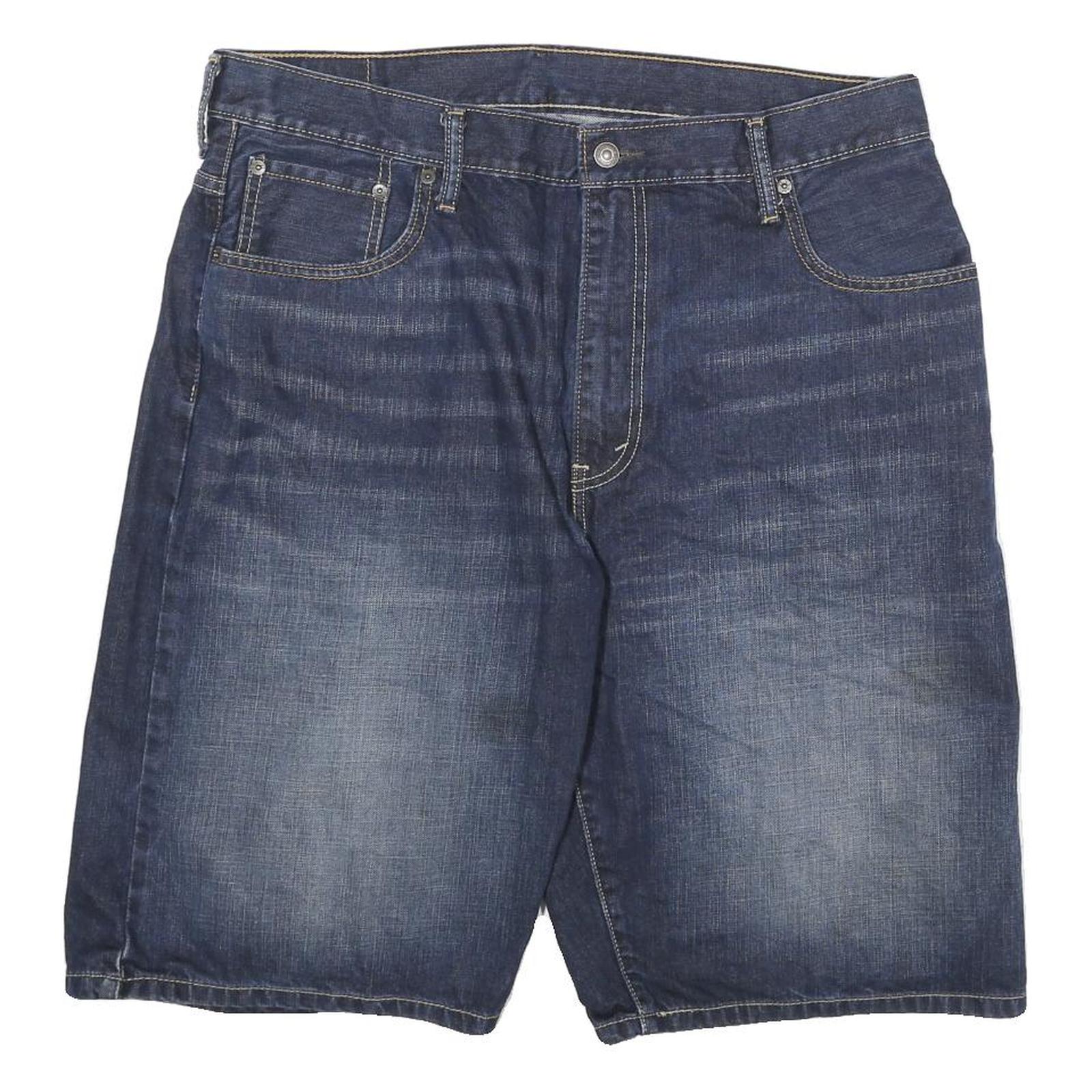LEVI'S Mens Denim Blue Casual Shorts 2XL W36 Comfortable Cotton Blend Refurbished - N/A refurbished available on Cerqular
