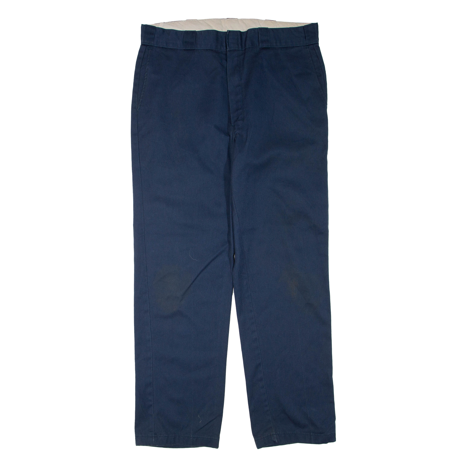 DICKIES Mens Trousers Blue Regular Straight W36 L32 Refurbished - N/A refurbished available on Cerqular