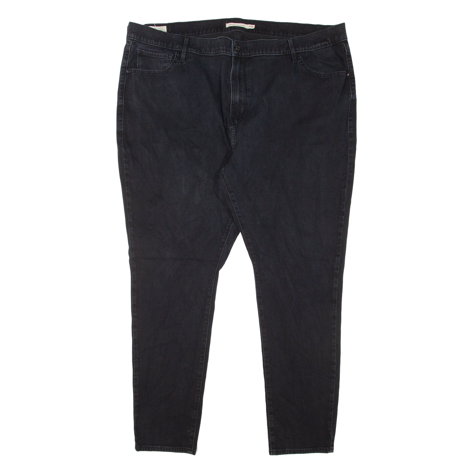 LEVI'S 721 High Rise BIG E Womens Jeans Black Slim Skinny W42 L28 Refurbished - N/A refurbished available on Cerqular
