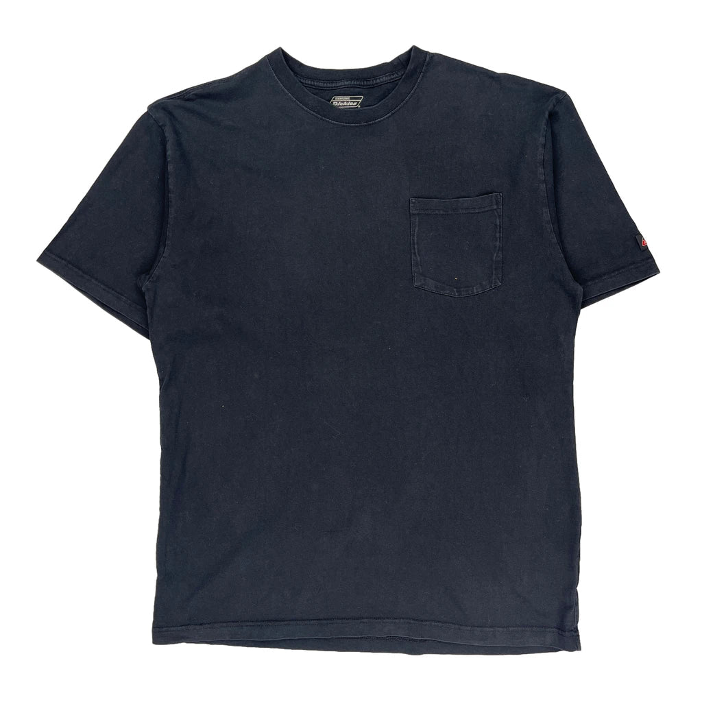 Dickies T-Shirt - XL Navy Cotton Refurbished - Thrifted (note: this is a term often used to describe second- refurbished available on Cerqular