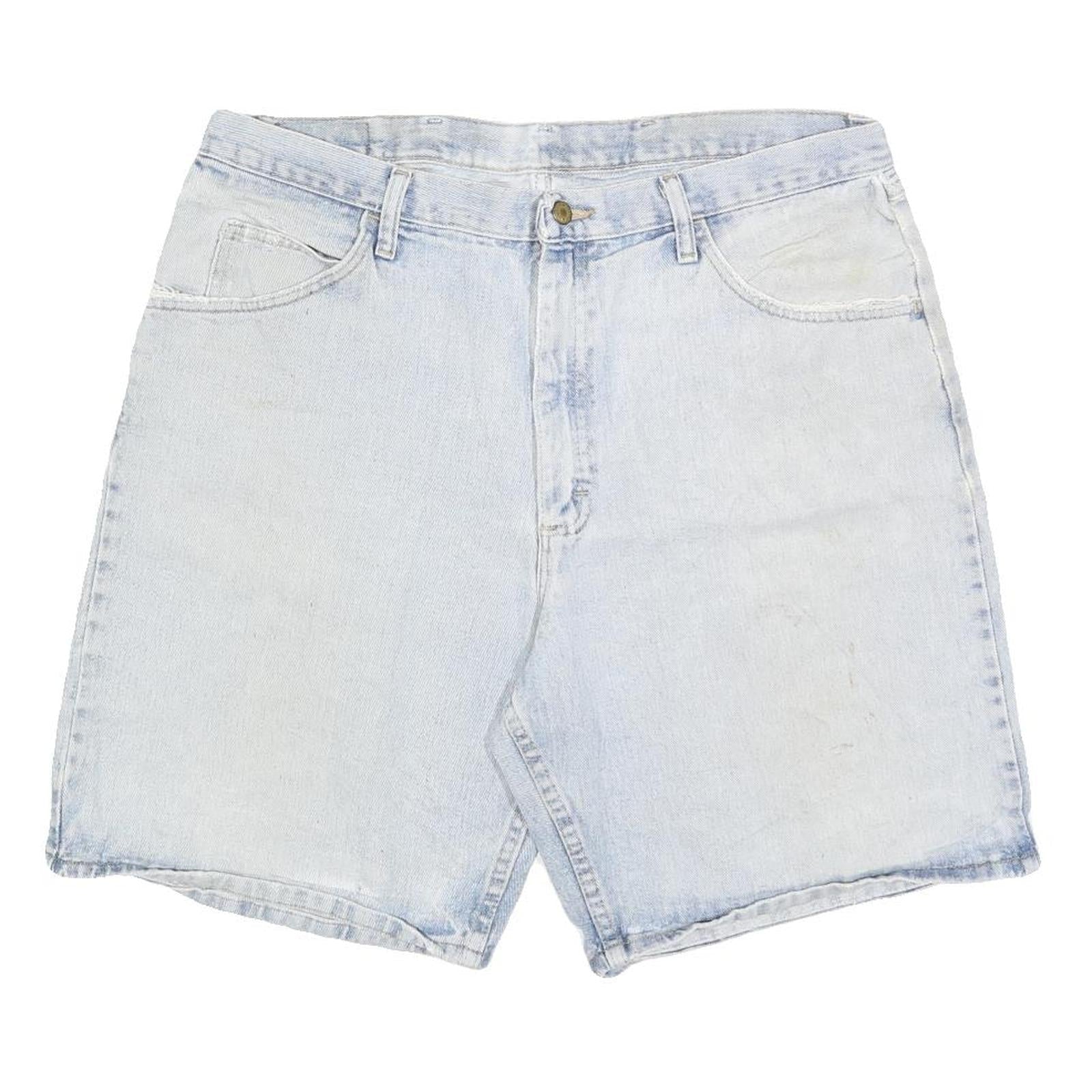 WRANGLER Mens Denim Blue Casual Shorts XL W38 Classic Fit Cotton Blend Refurbished - N/A refurbished available on Cerqular