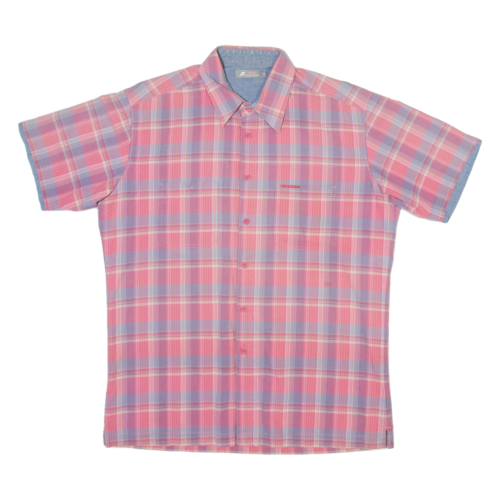 LEE Mens Shirt Pink Check M Refurbished - N/A refurbished available on Cerqular