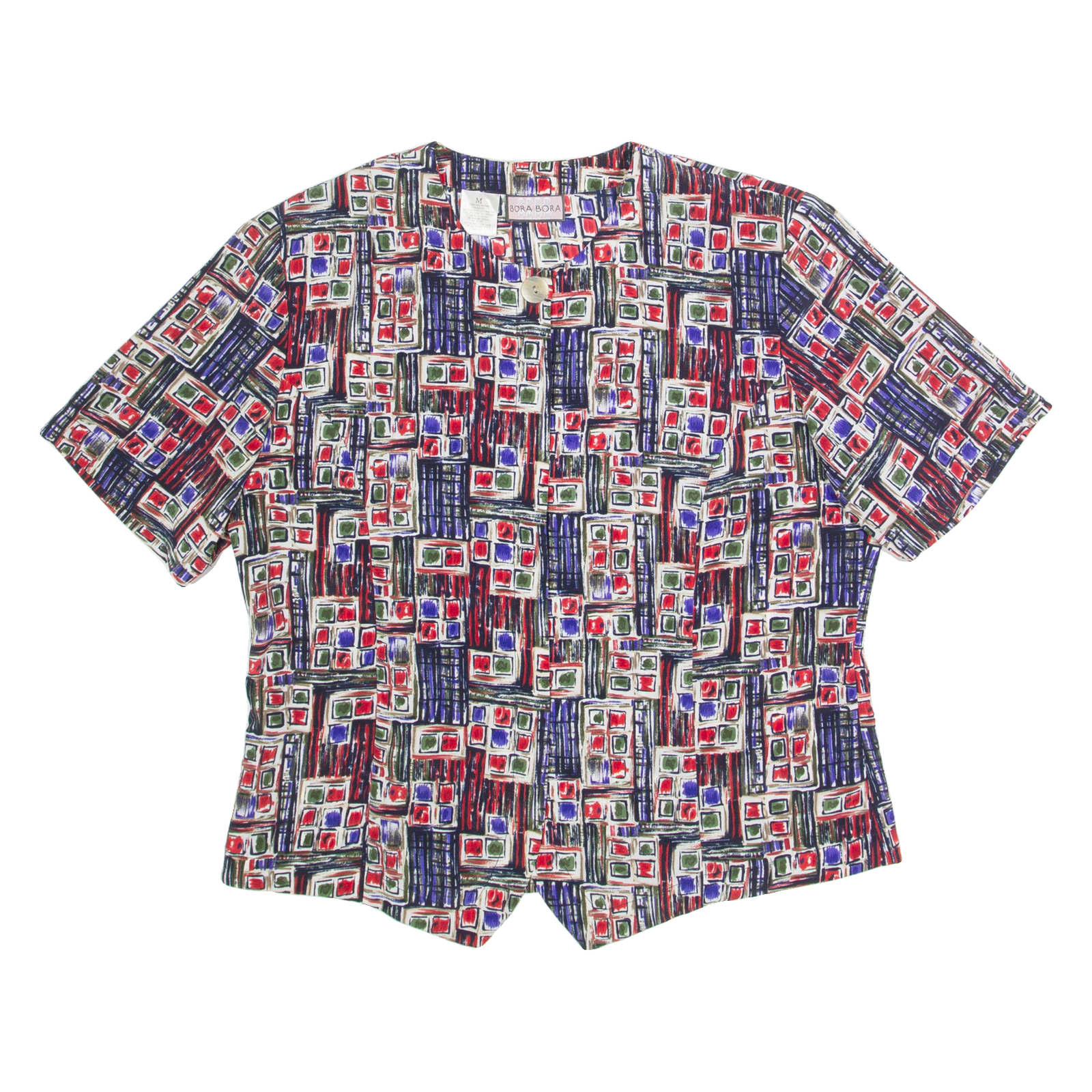 Buy BORA BORA Womens Printed Shirt Blue 90s Crazy Pattern M Refurbished - $16.89 BORA BORA Womens Printed Shirt Blue 90s Crazy Pattern M Refurbished - N/A refurbished available on Cerqular