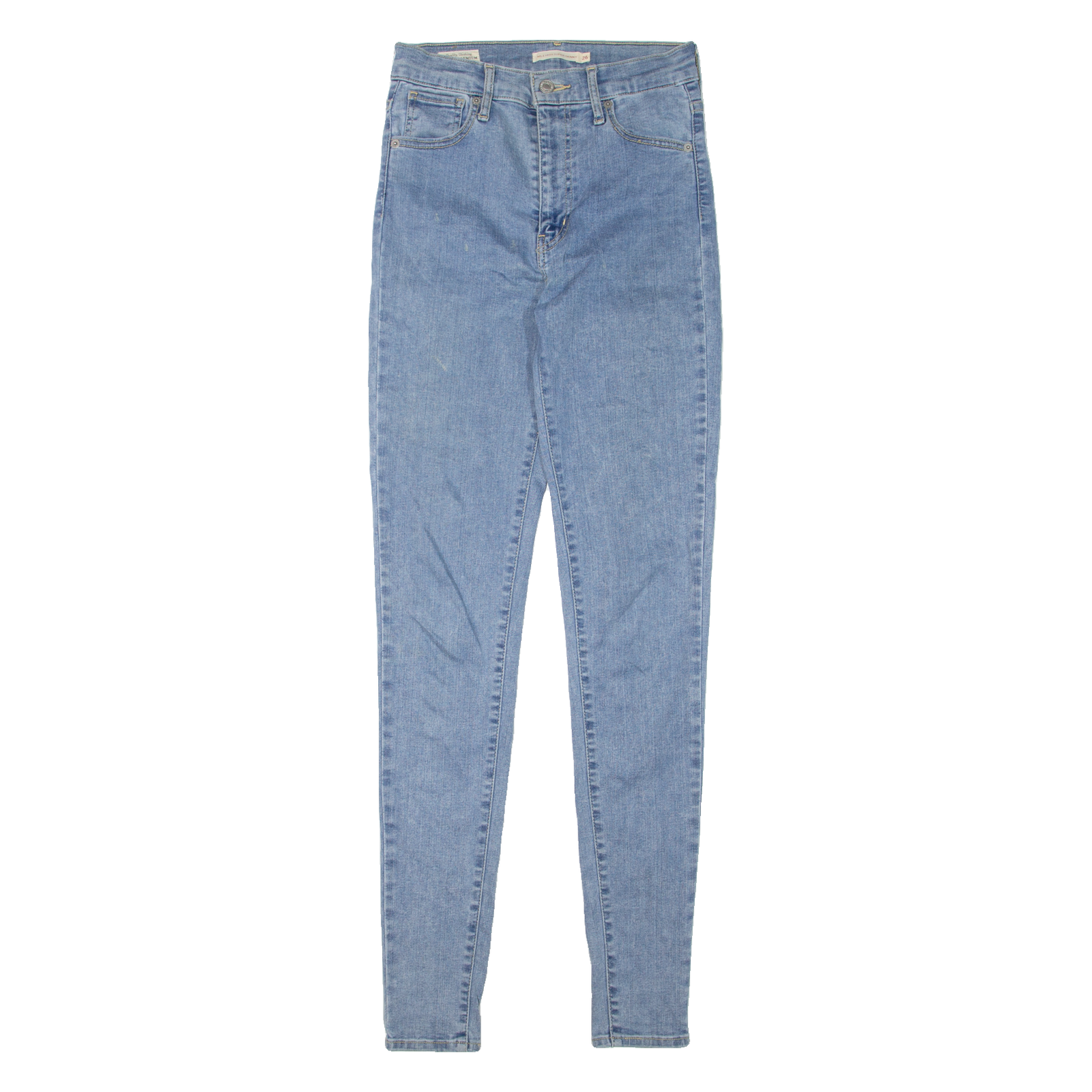 LEVI'S Mile High BIG E Womens Jeans Blue Slim Skinny W26 L32 Refurbished - N/A refurbished available on Cerqular
