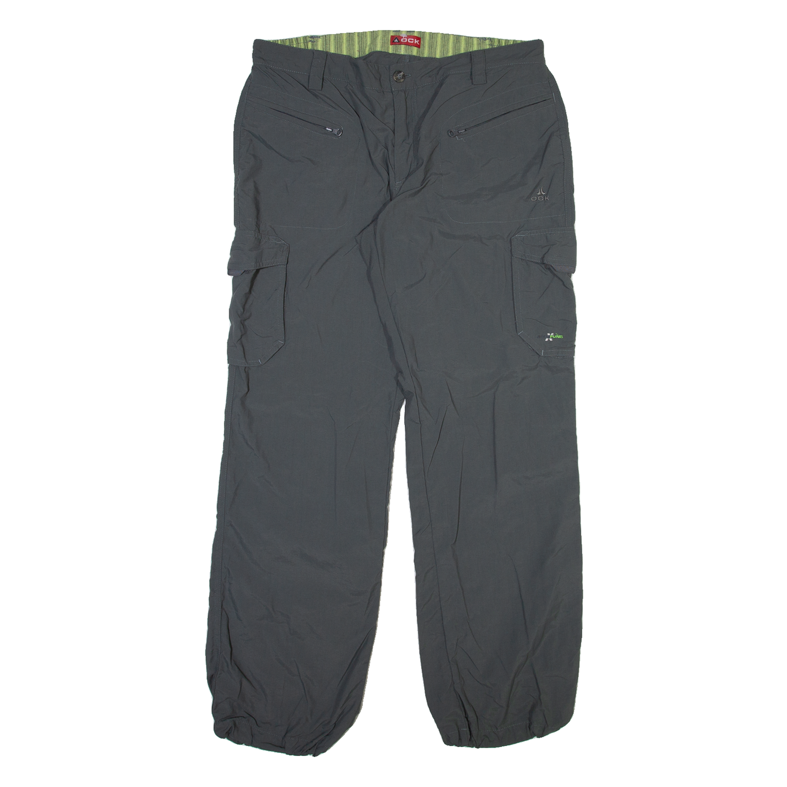 OCK Womens Trousers Grey Relaxed Tapered W33 L30 Refurbished - N/A refurbished available on Cerqular