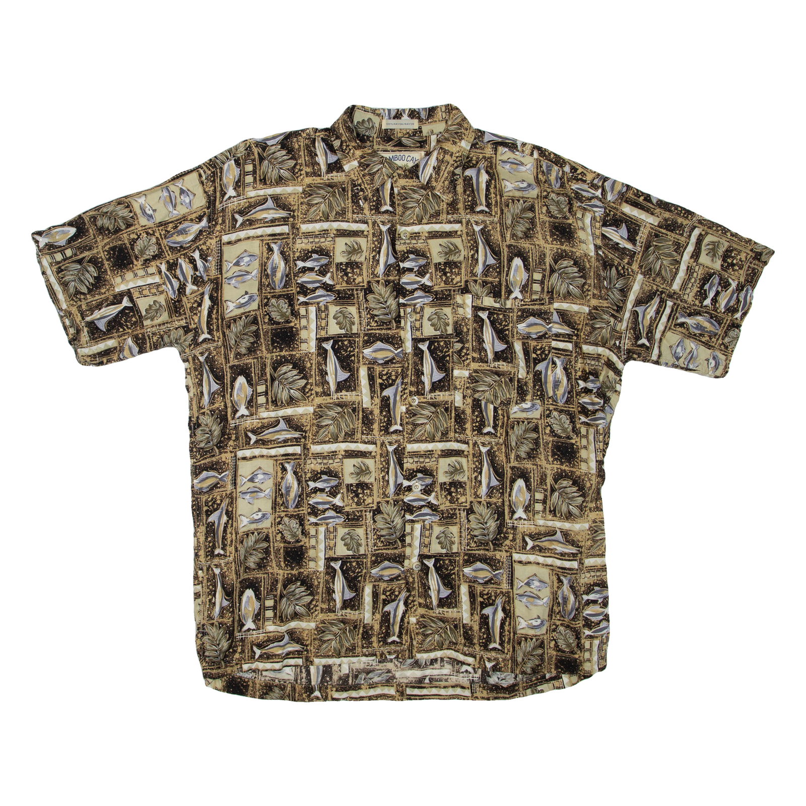 Buy BAMBOO CLAY Mens Shirt Beige Crazy Pattern L Refurbished - $15.59 BAMBOO CLAY Mens Shirt Beige Crazy Pattern L Refurbished - N/A refurbished available on Cerqular