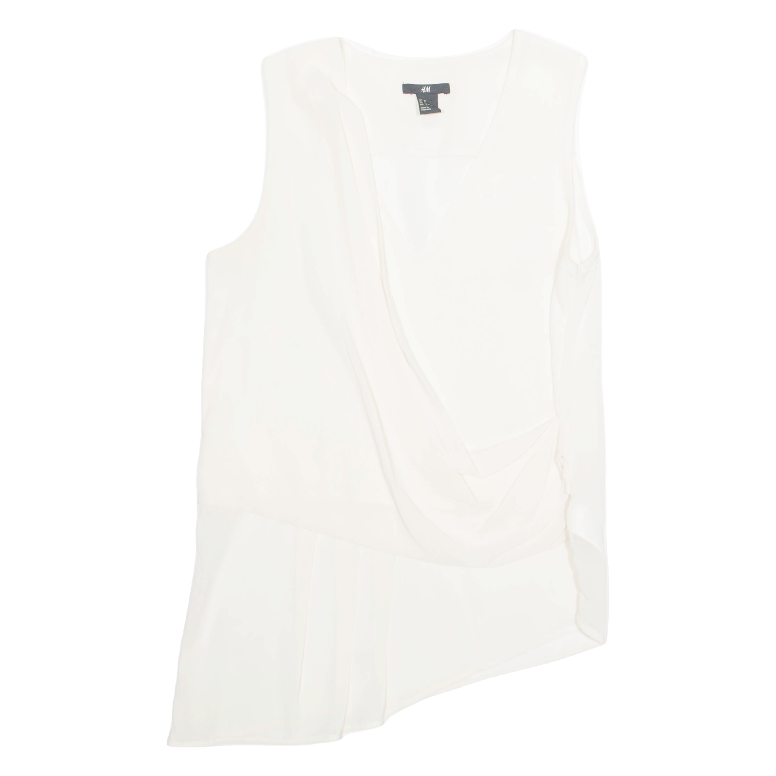 Buy H&M Womens Top White V-Neck Sleeveless XS Refurbished - $16.89 H&M Womens Top White V-Neck Sleeveless XS Refurbished - N/A refurbished available on Cerqular