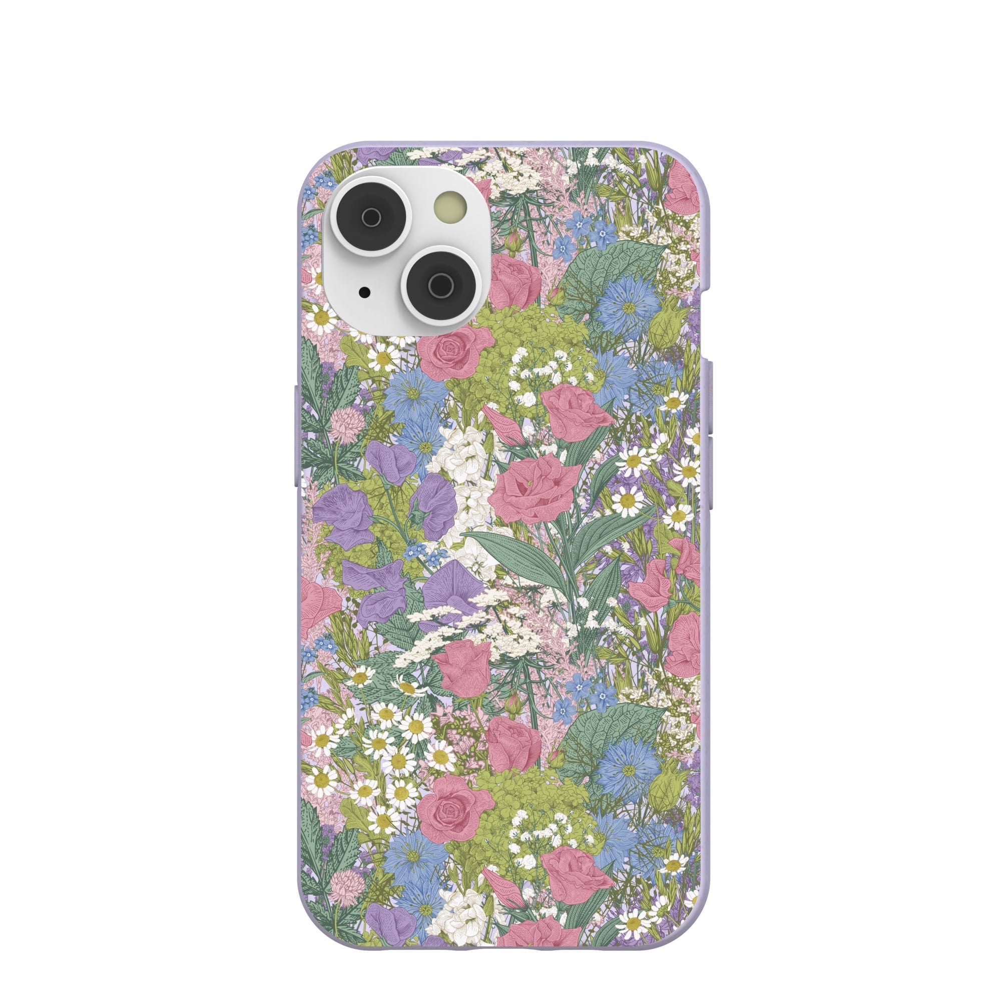 Lavender Pastel fields iPhone 14/16e Case Refurbished - Pela Case refurbished available on Cerqular