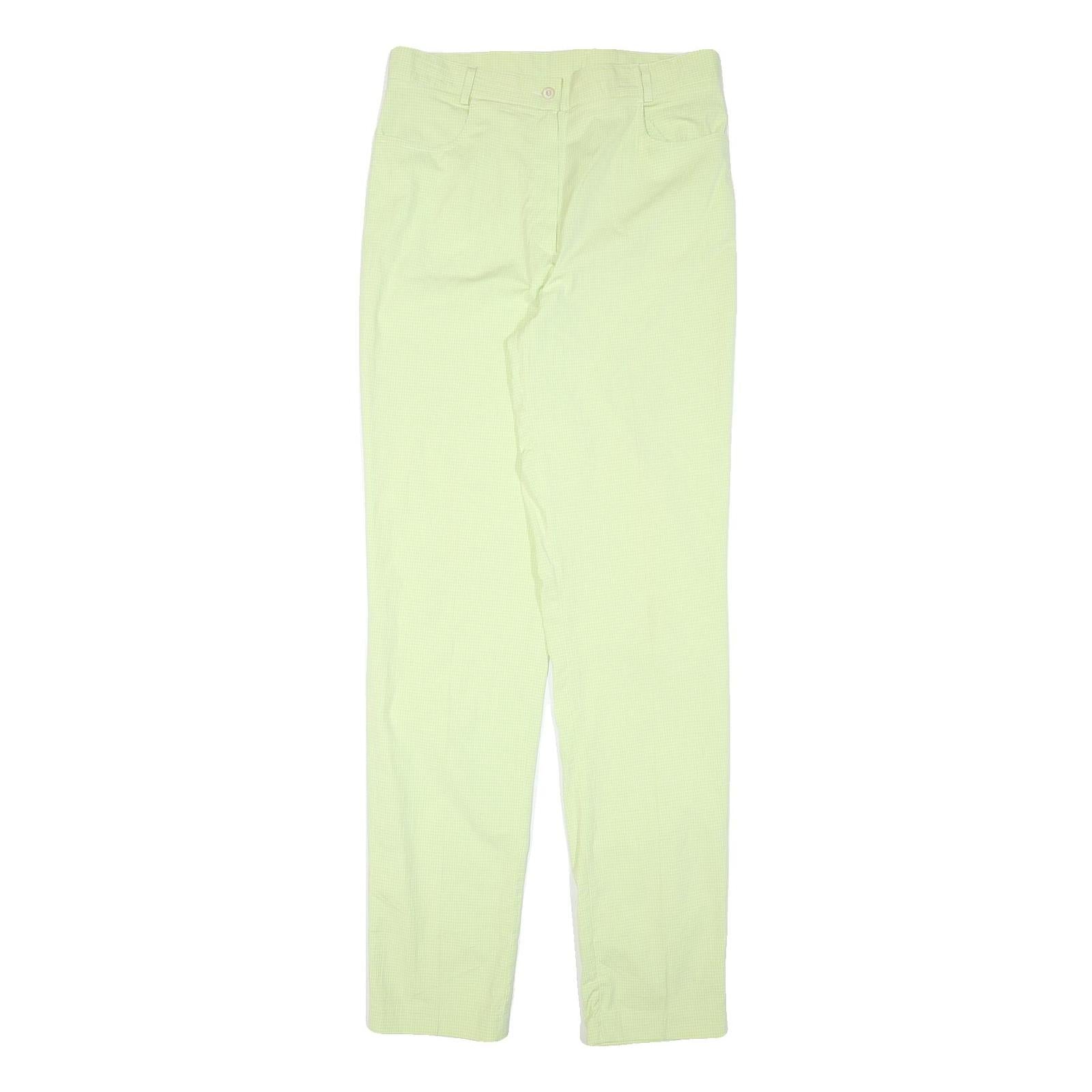 MARIE VALOIS Womens Cotton Blend Slim Cream Trousers W32 L34 Zip Fit Refurbished - N/A refurbished available on Cerqular