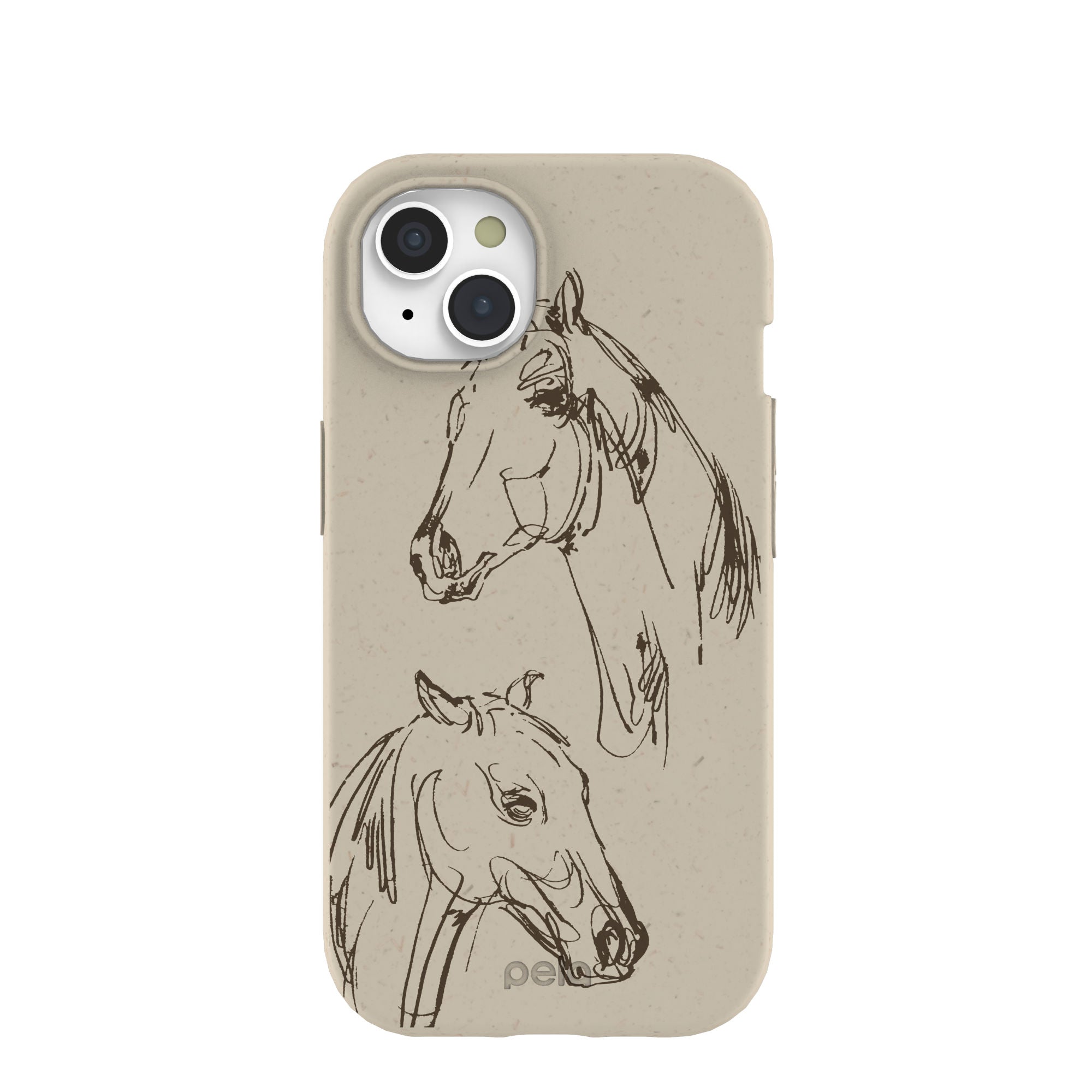 London Fog Equine iPhone 15 Case Refurbished - Pela Case refurbished available on Cerqular