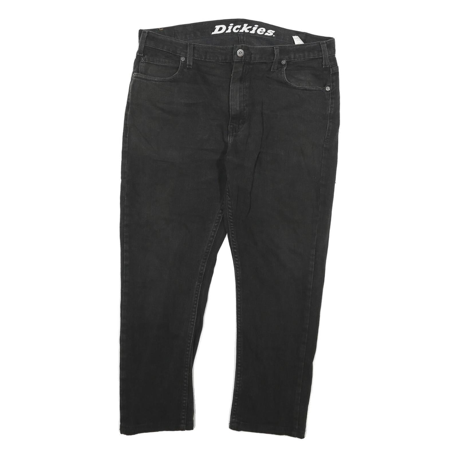 DICKIES Mens Jeans Black Slim Skinny Denim W36 L26 Zip Cotton Blend Refurbished - N/A refurbished available on Cerqular