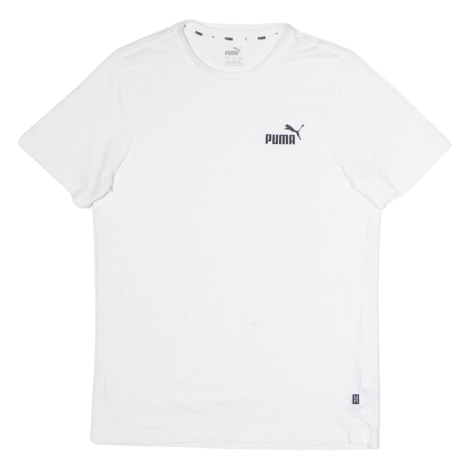 PUMA Mens T-Shirt White Crew Neck S Refurbished - N/A refurbished available on Cerqular
