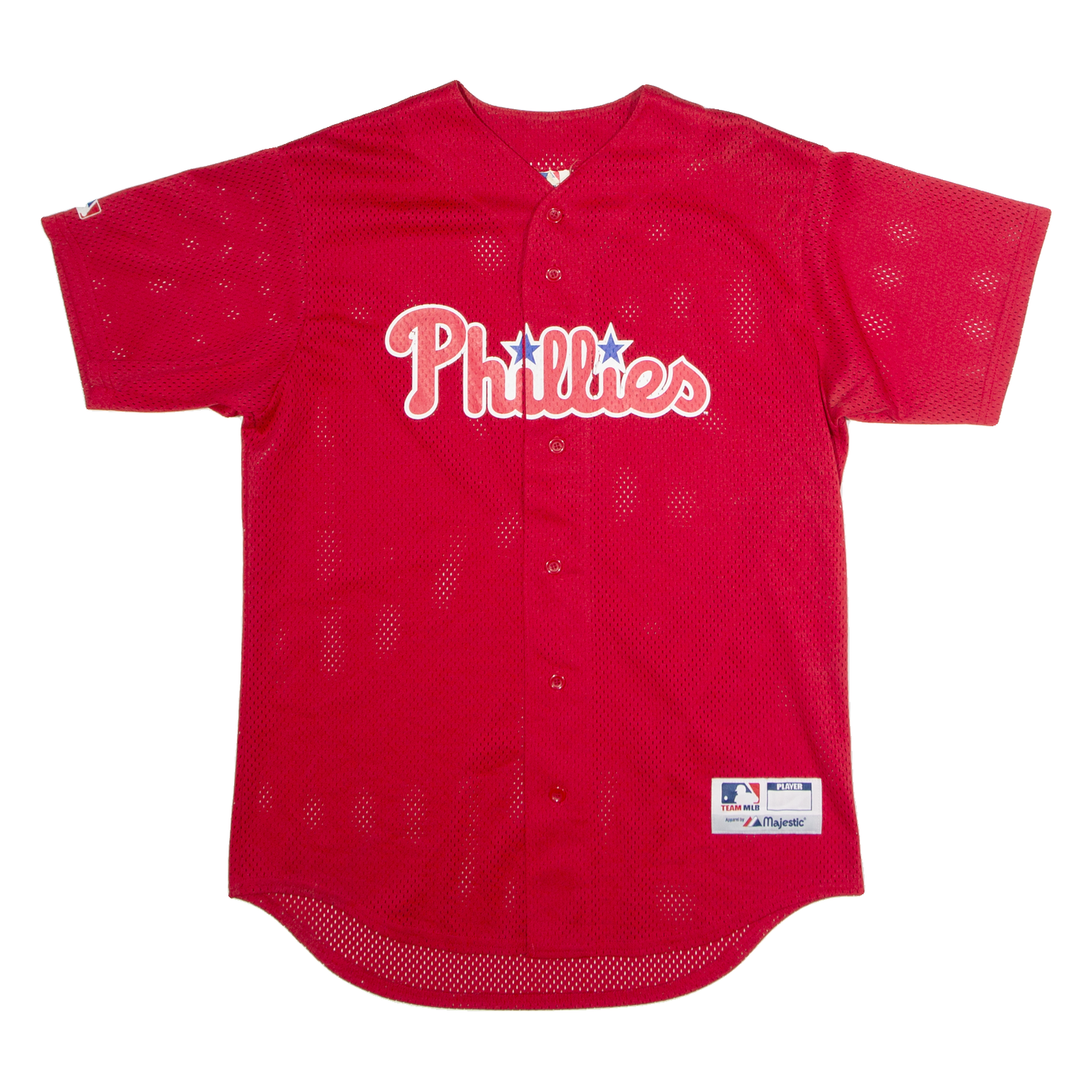 Buy MAJE Philadelphia Phillies Alternate Mens Jersey Red 90s USA V-Neck M Refurbished - $77.99 MAJE Philadelphia Phillies Alternate Mens Jersey Red 90s USA V-Neck M Refurbished - N/A refurbished available on Cerqular