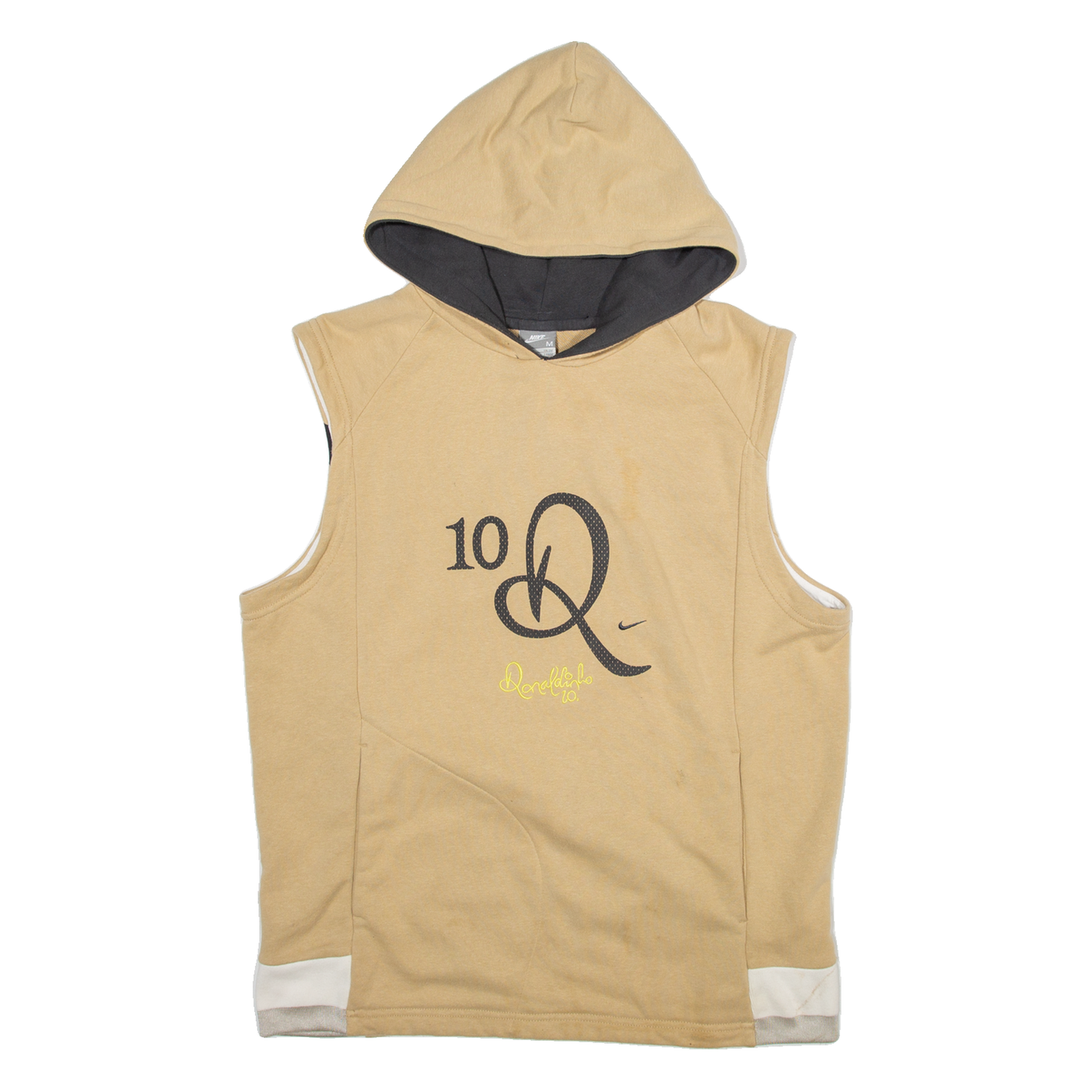 Buy NIKE Sleeveless Womens Beige Hoodie M Refurbished - $31.19 NIKE Sleeveless Womens Beige Hoodie M Refurbished - N/A refurbished available on Cerqular