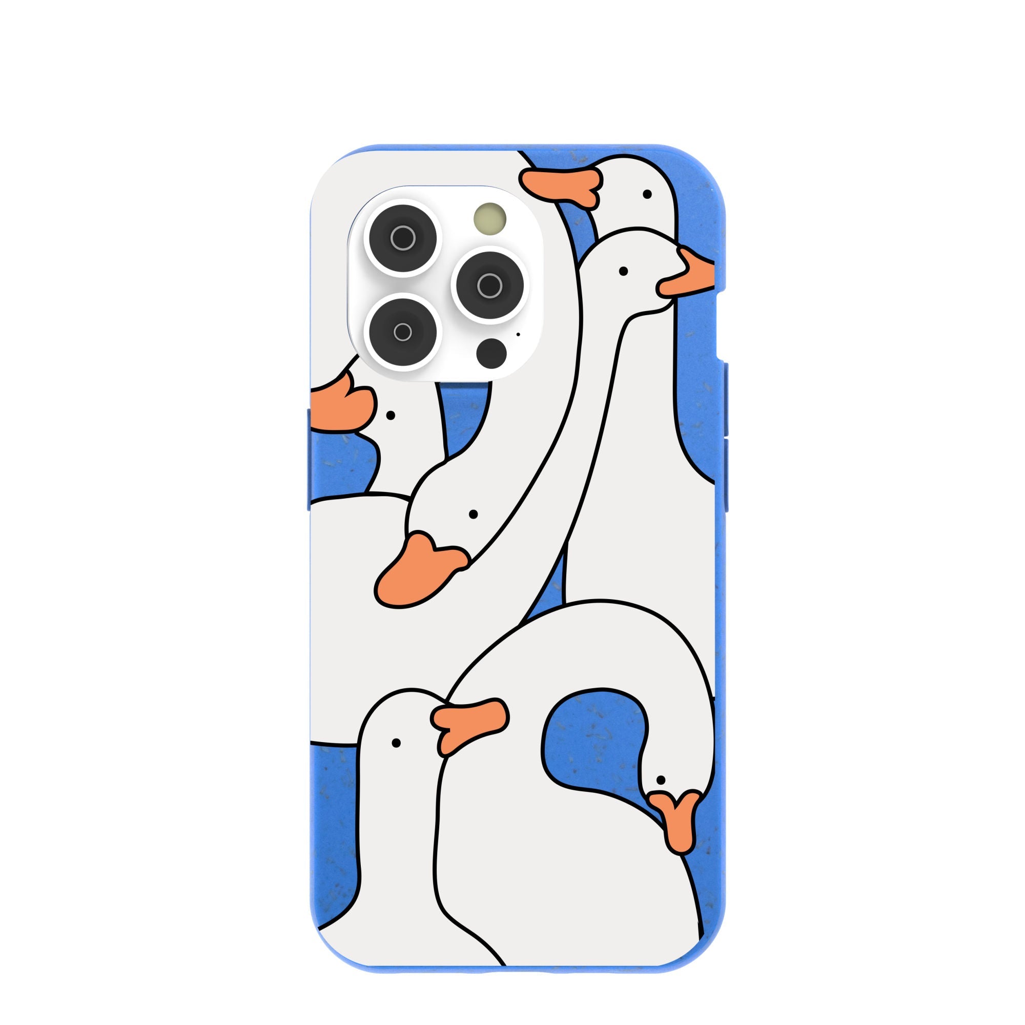 Electric Blue Silly Goose iPhone 14 Pro Case Refurbished - Pela Case refurbished available on Cerqular