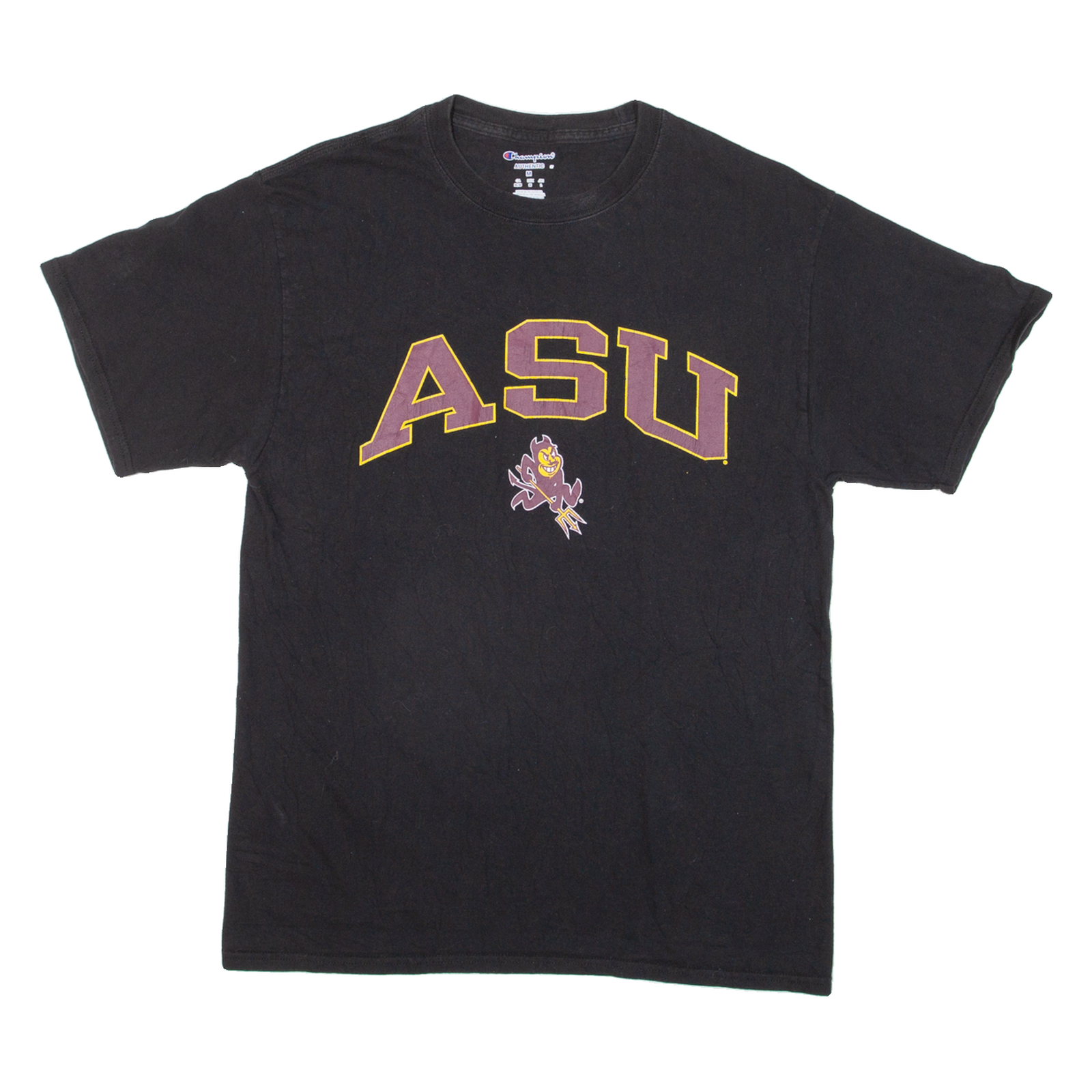 CHAMPION Asu Mens T-Shirt Black USA M Refurbished - N/A refurbished available on Cerqular