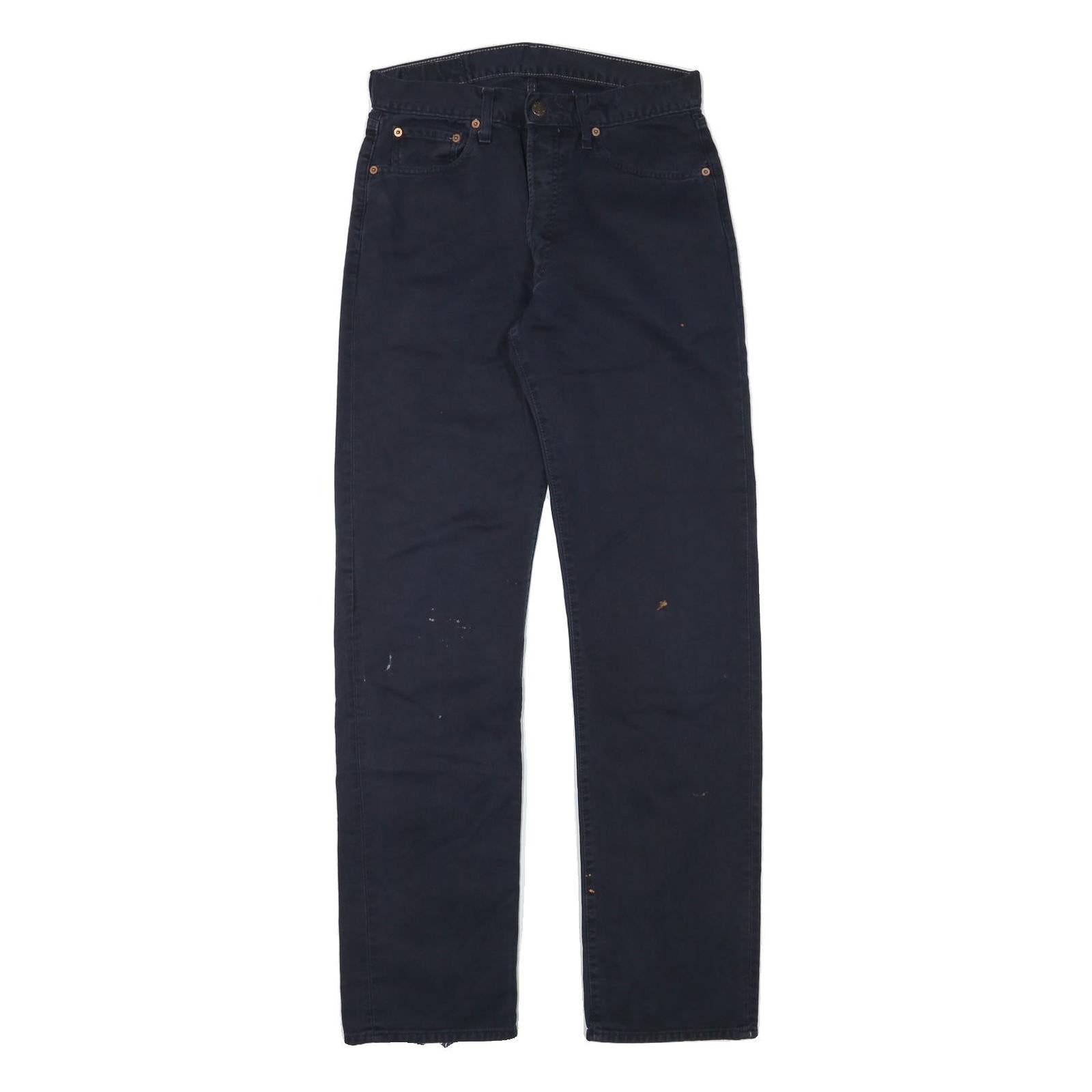 LEVI'S Mens Jeans Blue Regular Straight Denim W29 L32 Button Cotton Blend Refurbished - N/A refurbished available on Cerqular