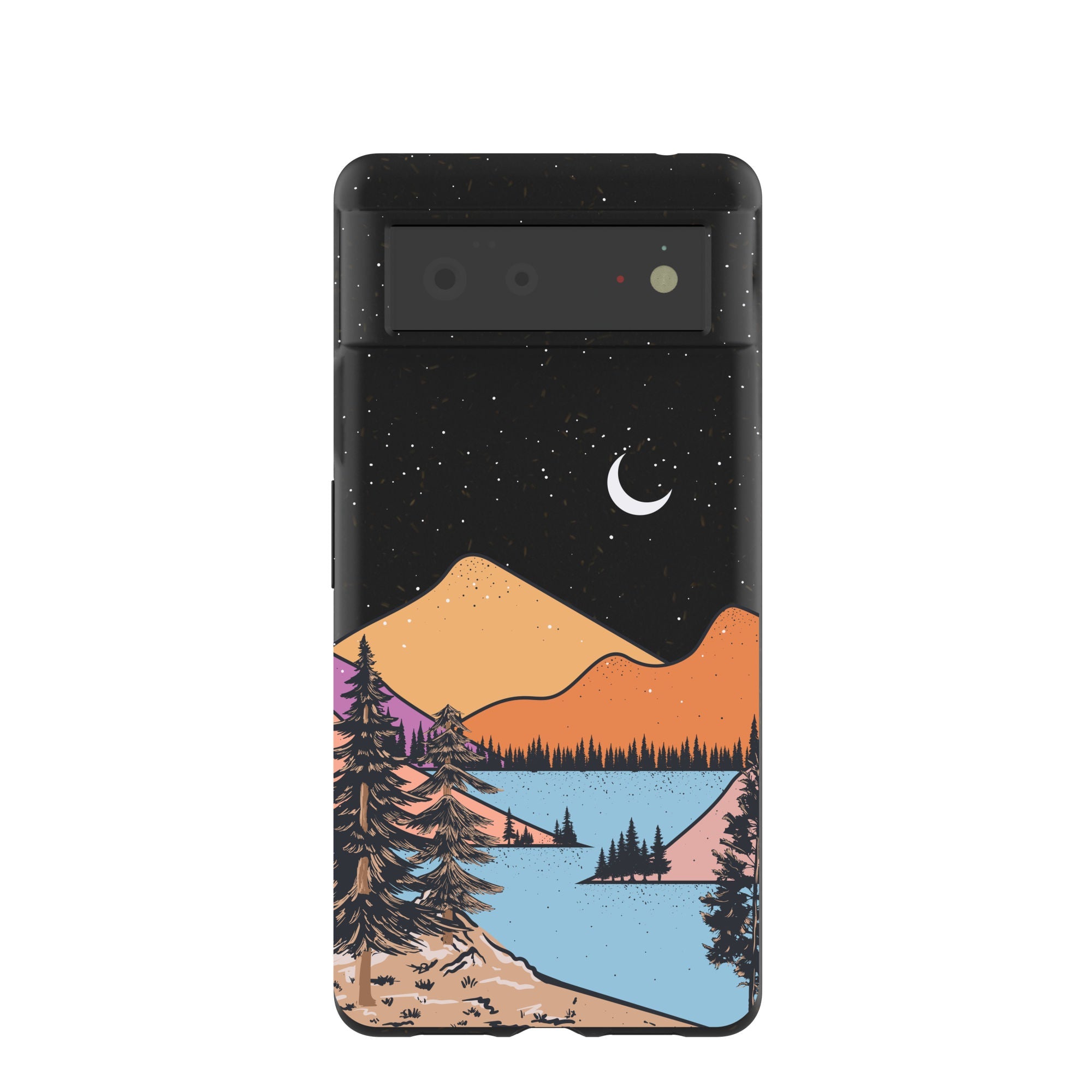 Buy Black Night Trails Google Pixel 6 Case Refurbished - $65.00 Black Night Trails Google Pixel 6 Case Refurbished - Pela Case refurbished available on Cerqular