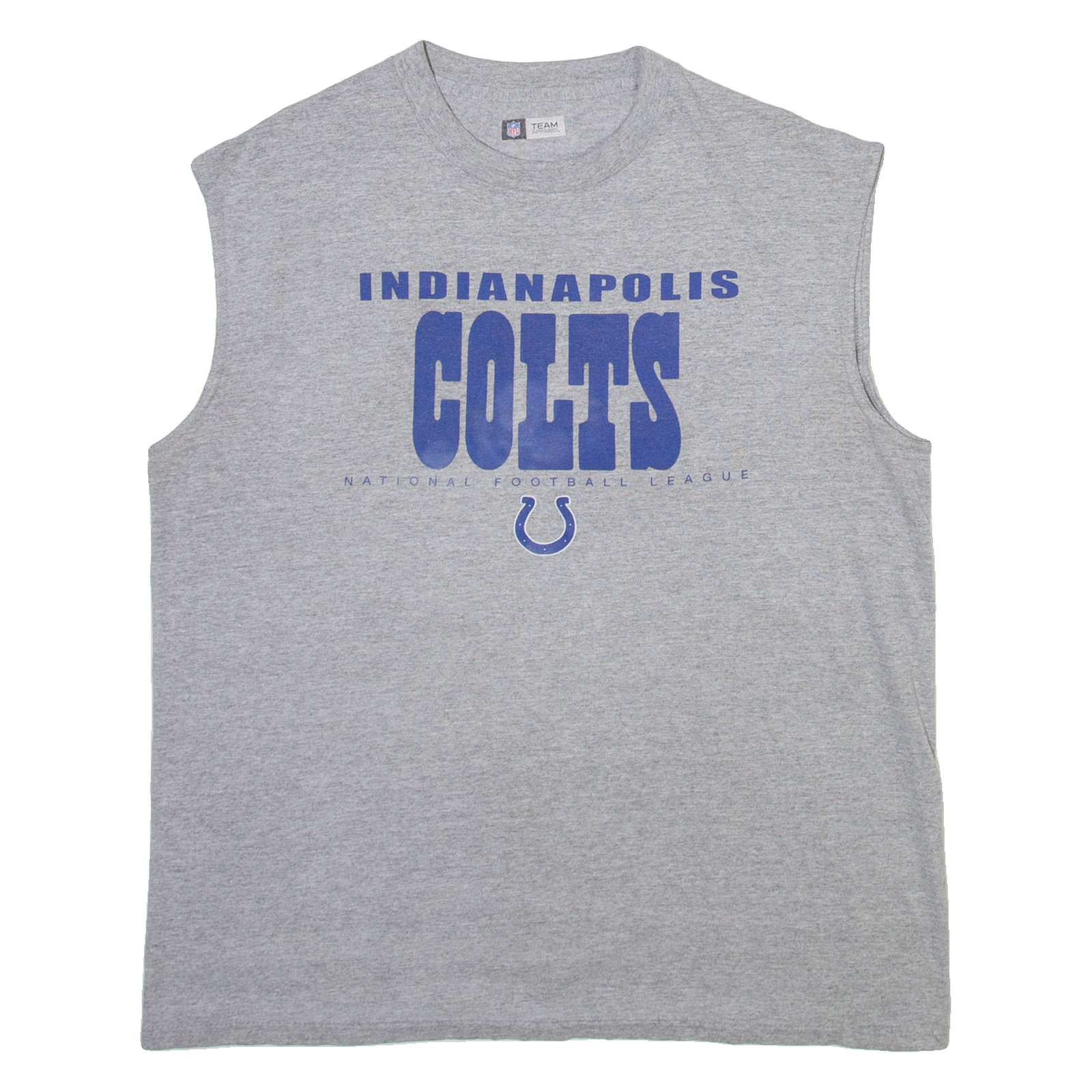 NFL Indianapolis Colts Mens Vest Grey Sleeveless USA L Refurbished - N/A refurbished available on Cerqular