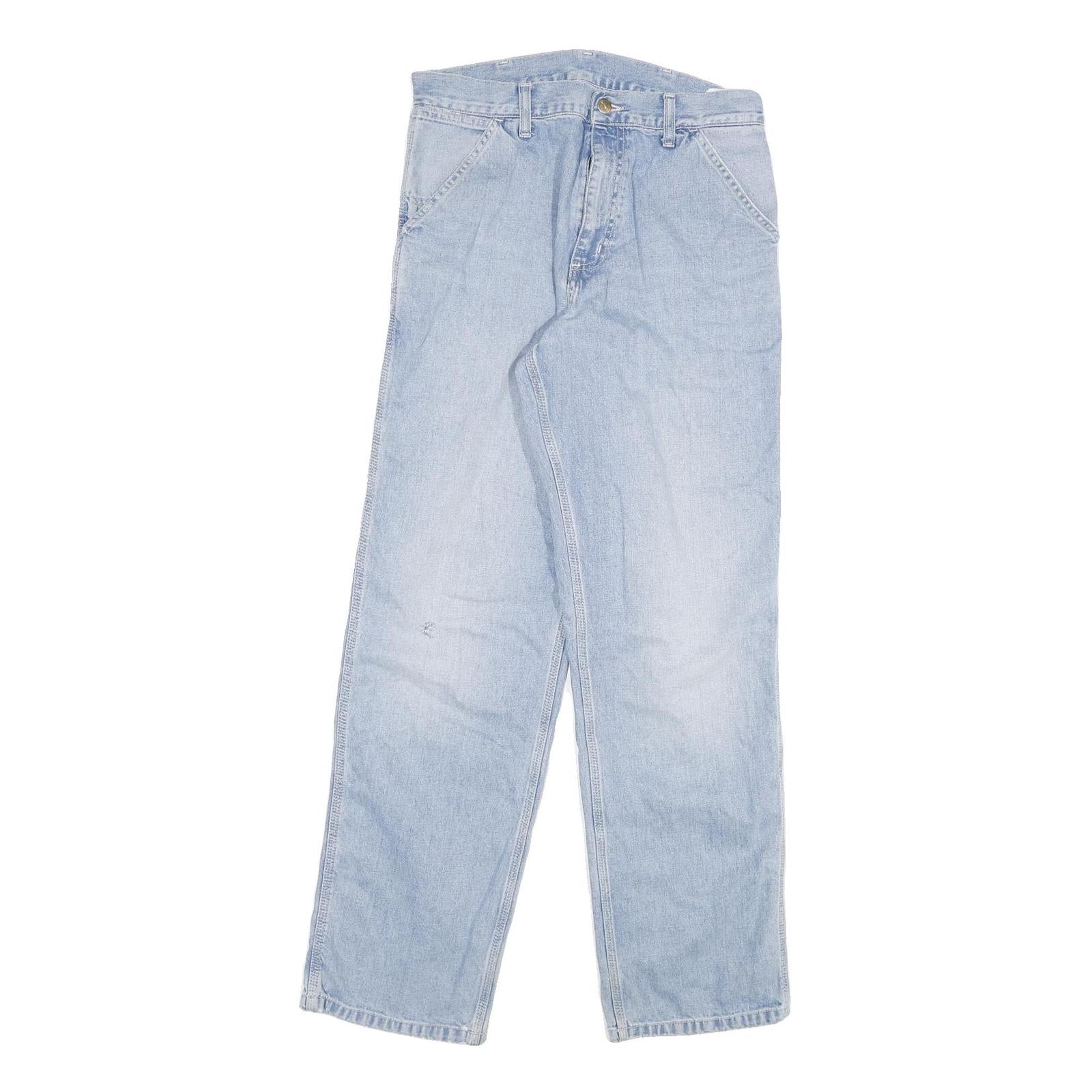 Buy CARHARTT Mens Regular Fit Denim Light Blue Jeans W28 L32 Durable Cotton Blend Refurbished - $49.39 CARHARTT Mens Regular Fit Denim Light Blue Jeans W28 L32 Durable Cotton Blend Refurbished - N/A refurbished available on Cerqular