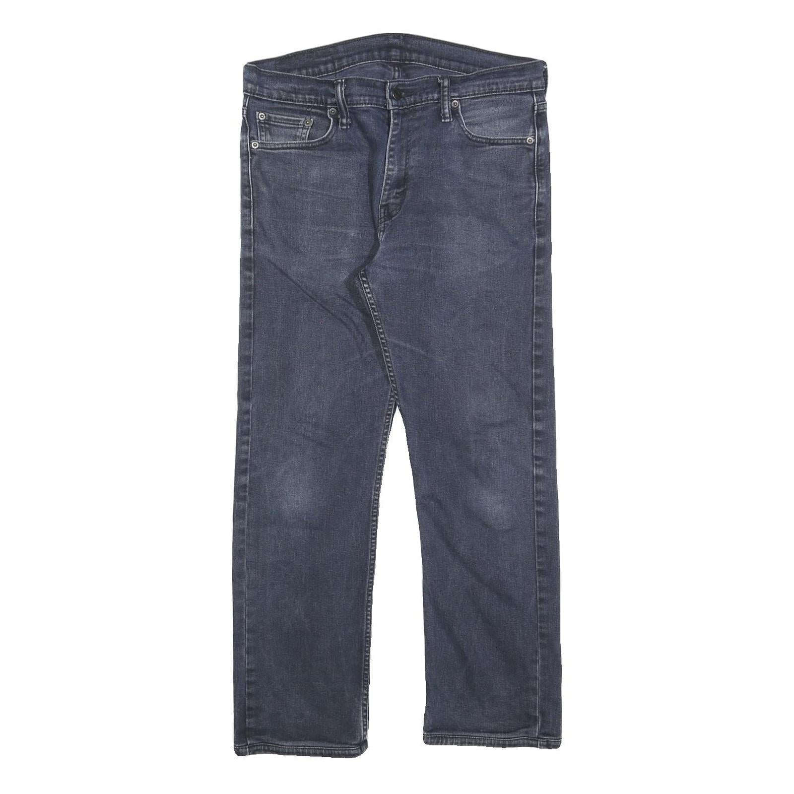 LEVI'S 513 Mens Jeans Blue Regular Straight Denim Medium W30 L26 Classic Fit Zip Refurbished - N/A refurbished available on Cerqular