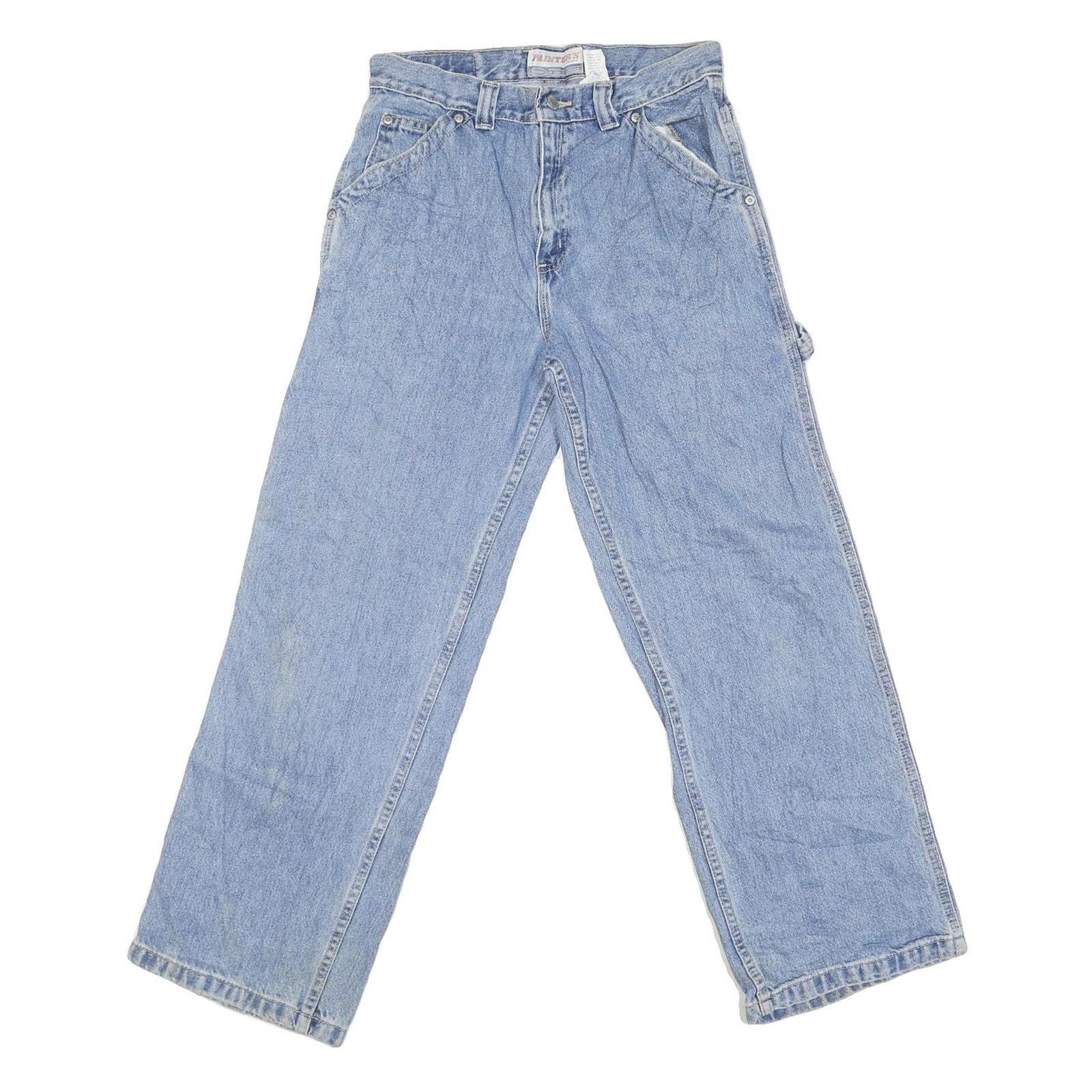 PAITERS Mens Jeans Blue Regular Straight Denim W28 L27 Zip Cotton Blend Workwear Refurbished - N/A refurbished available on Cerqular