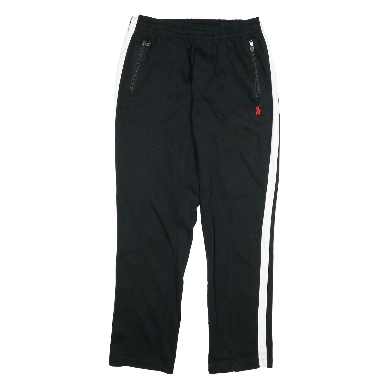 POLO RALPH LAUREN Mens Joggers Black & White Slim Tapered S W28 L29 Track Pants Refurbished - N/A refurbished available on Cerqular