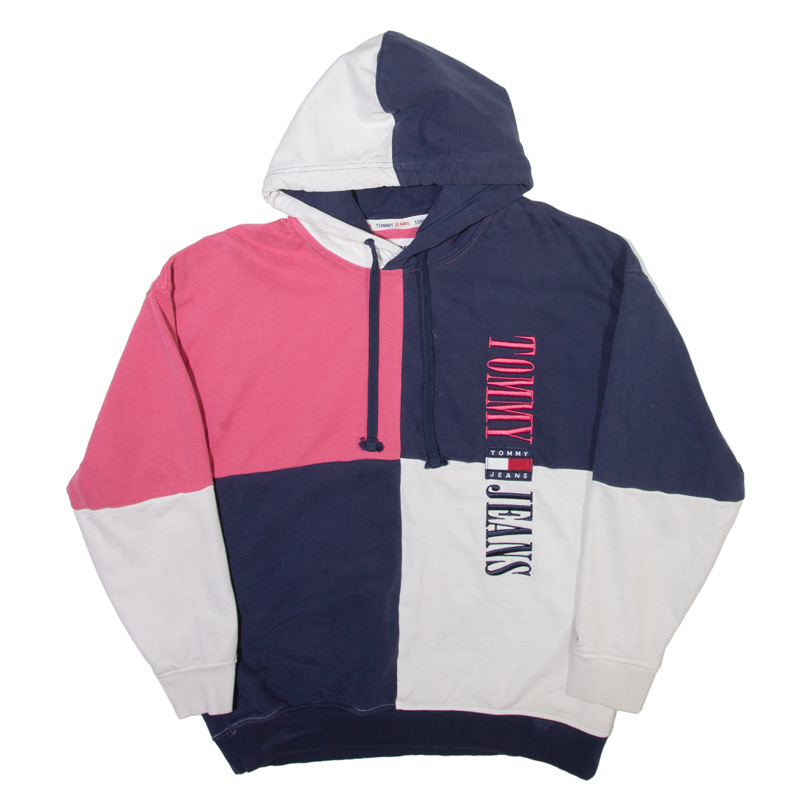 TOMMY JEANS Womens Blue Hoodie XS Refurbished - N/A refurbished available on Cerqular