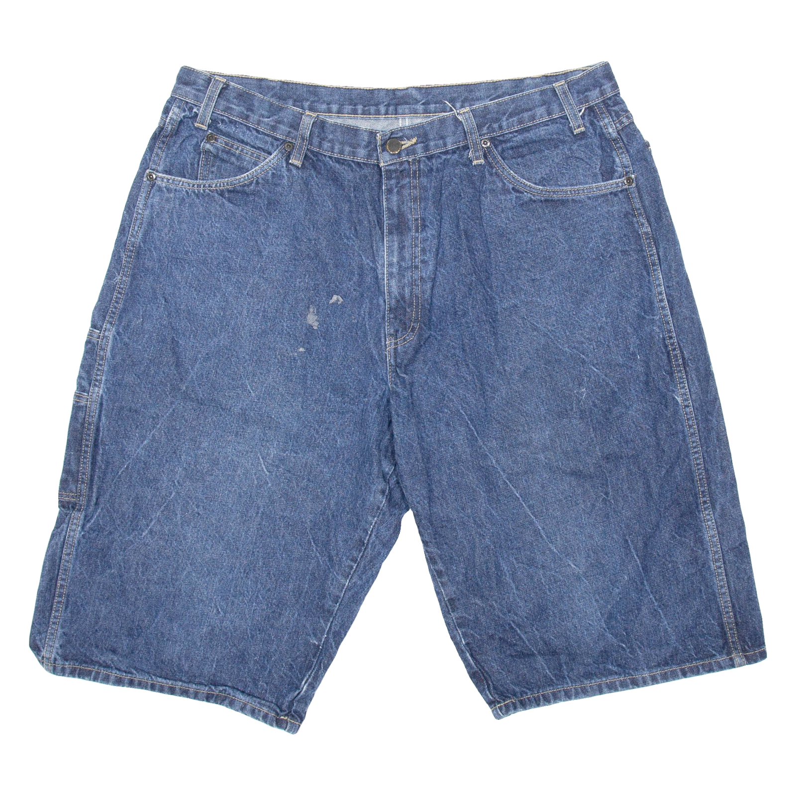 DICKIES Mens Workwear Shorts Blue Relaxed XL W38 Refurbished - N/A refurbished available on Cerqular