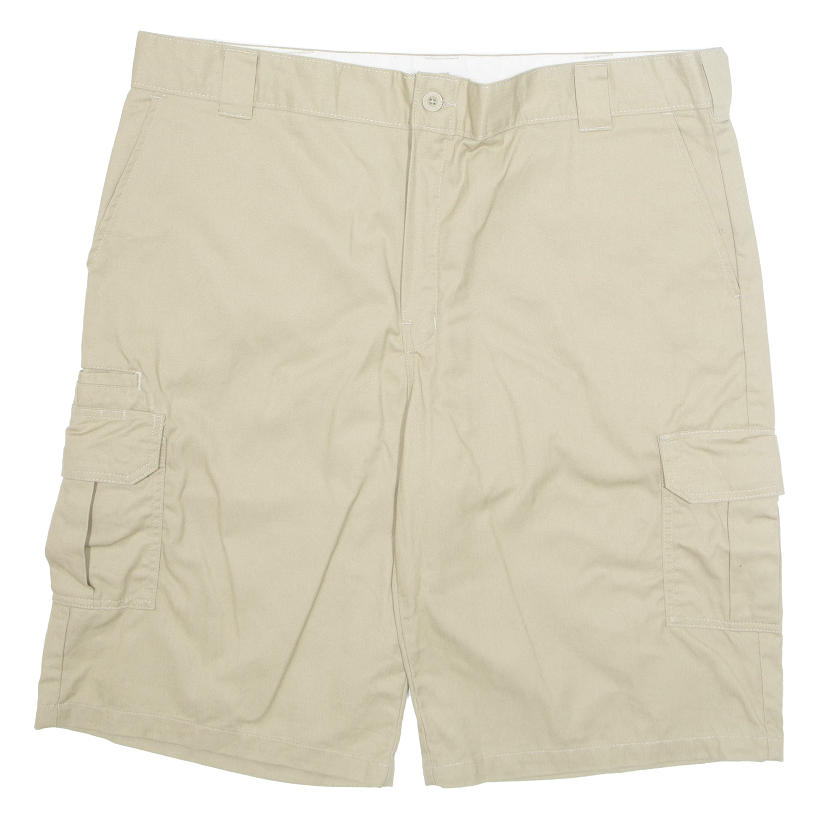 DICKIES Cargo Mens Workwear Shorts Beige Relaxed 2XL W42 Refurbished - N/A refurbished available on Cerqular