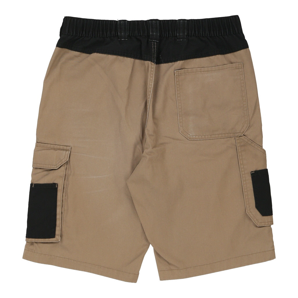 Unbranded Cargo Shorts - 34W 13L Brown Cotton Refurbished - Thrifted (note: this is a term often used to describe second- refurbished available on Cerqular