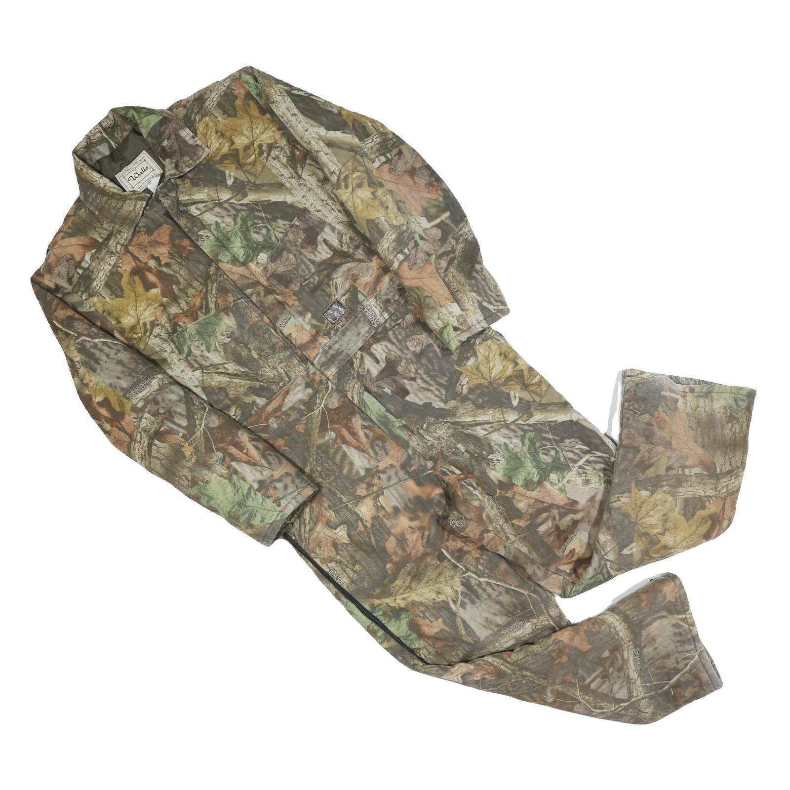 WALLS Mens Green & Brown Camouflage Cotton Blend Dungarees M W36 L26 Outdoor Refurbished - N/A refurbished available on Cerqular