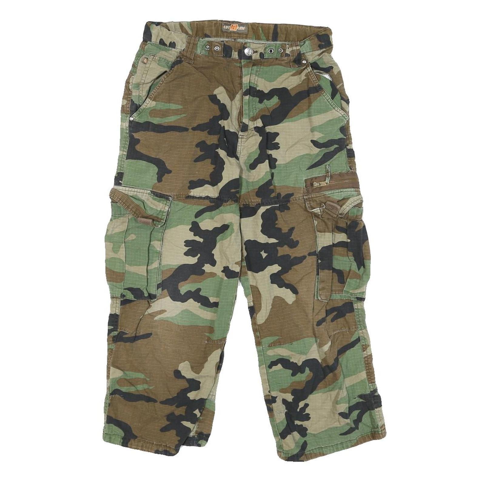 Buy LIFE LINE Mens Shorts Green Camouflage Cargo M W30 Utility Pocketed Refurbished - $18.19 LIFE LINE Mens Shorts Green Camouflage Cargo M W30 Utility Pocketed Refurbished - N/A refurbished available on Cerqular