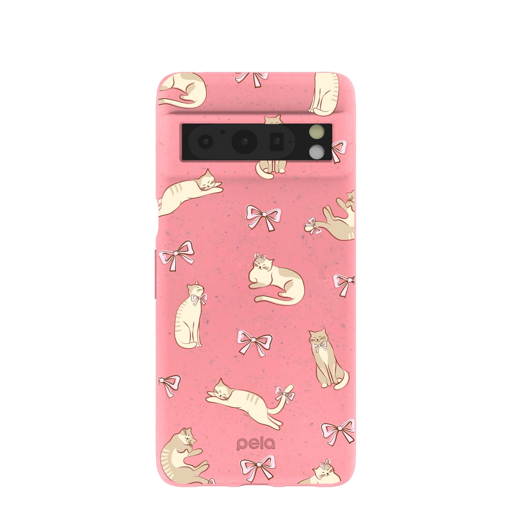 Buy Bubblegum Pink Purrfection Google Pixel 8 Pro Case Refurbished - $65.00 Bubblegum Pink Purrfection Google Pixel 8 Pro Case Refurbished - Pela Case refurbished available on Cerqular