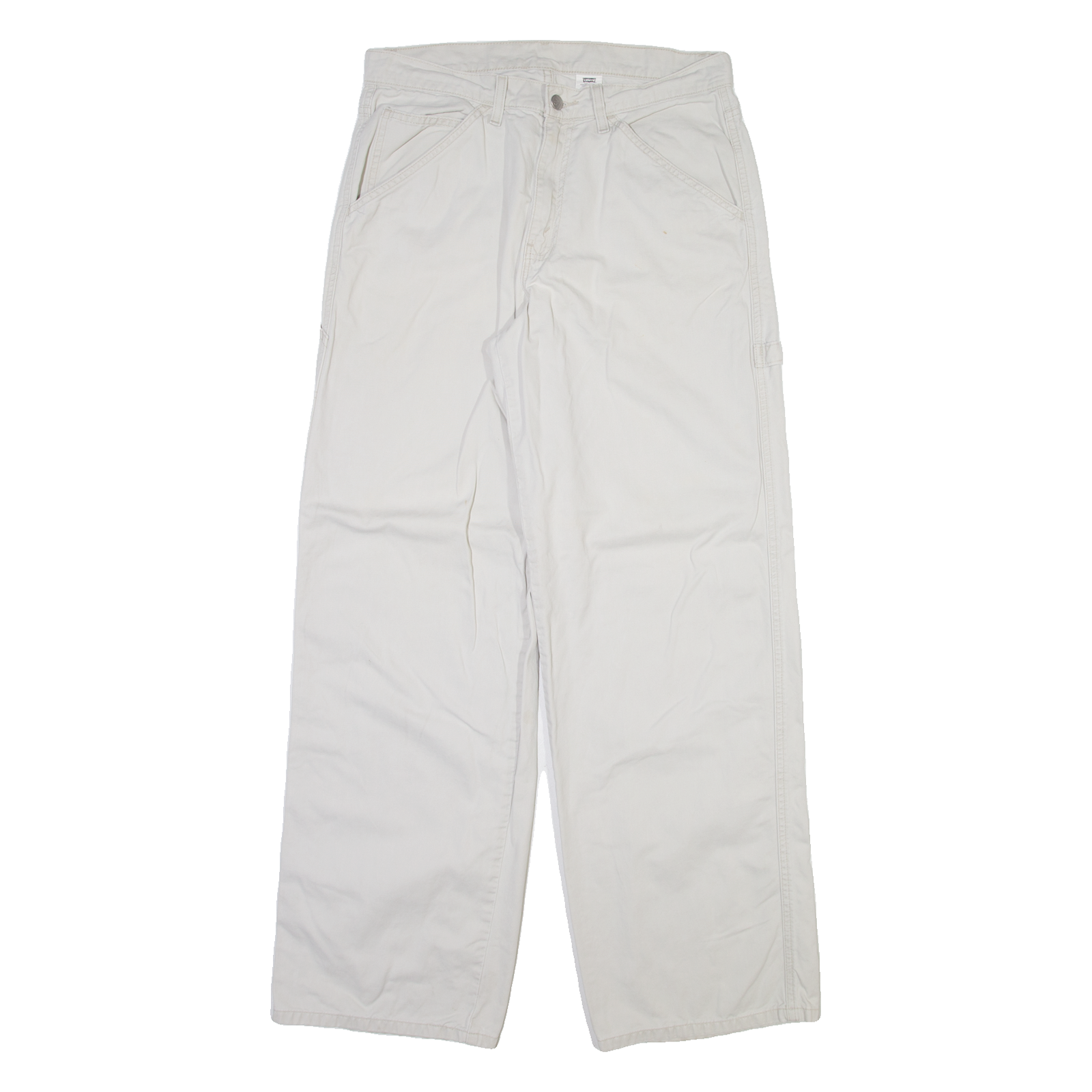 LEVI'S Carpenter Mens Trousers Beige Relaxed Straight W32 L34 Refurbished - N/A refurbished available on Cerqular