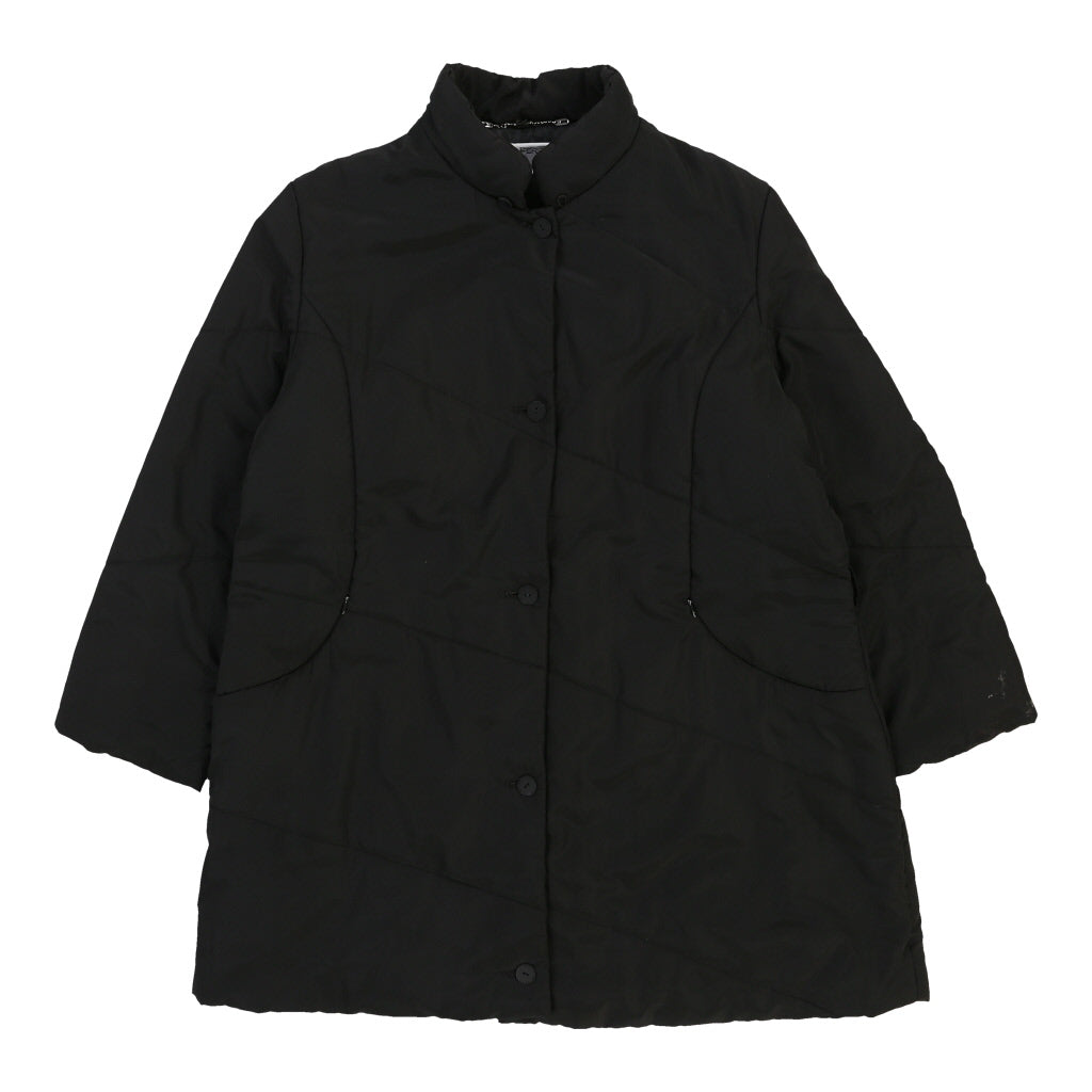 Perte Krizia Puffer - 2XL Black Polyamide Refurbished - Thrifted (note: this is a term often used to describe second- refurbished available on Cerqular