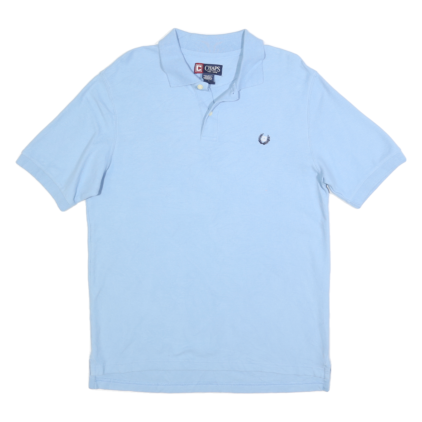 Buy CHAPS Mens Blue Polo Shirt M Cotton Blend Short Sleeve Plain Classic Comfort Refurbished - $16.89 CHAPS Mens Blue Polo Shirt M Cotton Blend Short Sleeve Plain Classic Comfort Refurbished - N/A refurbished available on Cerqular
